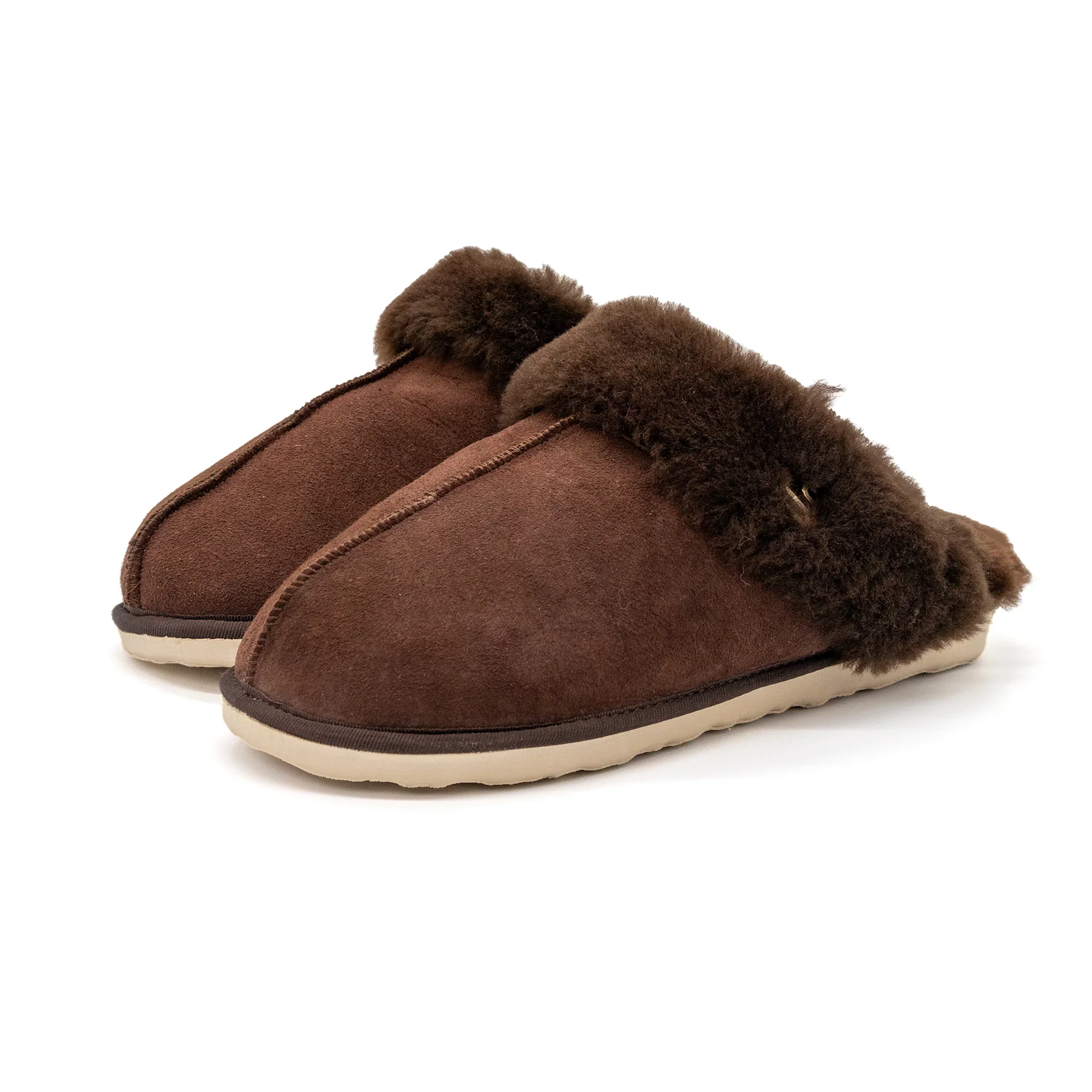 BLKSWN Women's Magnolia Slipper Espresso Shearling - Image 2