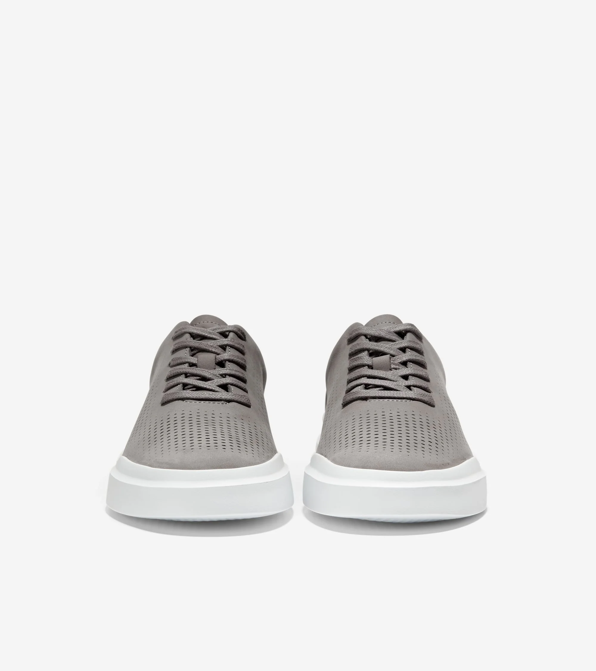 Cole Haan Men's Grandpro Rally Laser Cut Sneakers Ironstone Optic White C31220 - Image 3