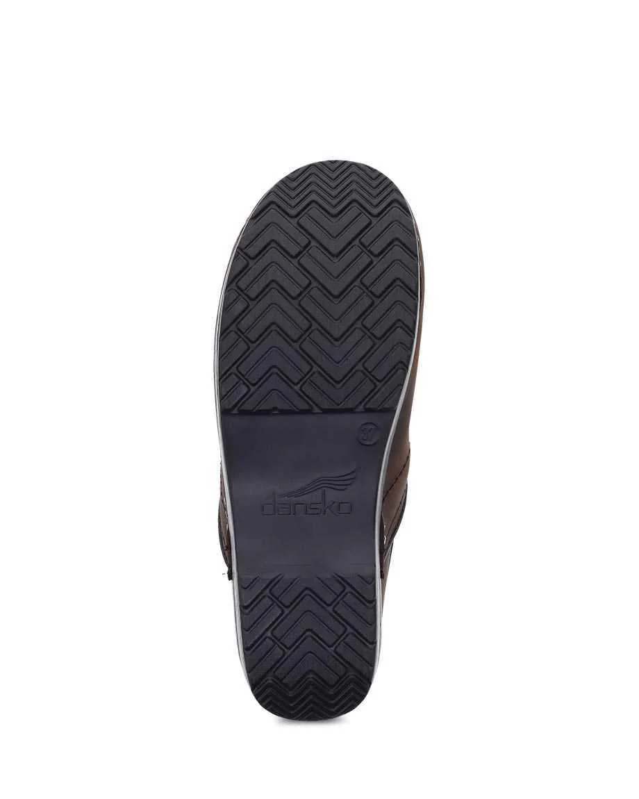 Dansko Unisex Professional Antique Brown Black Oiled Leather Clog - Image 7