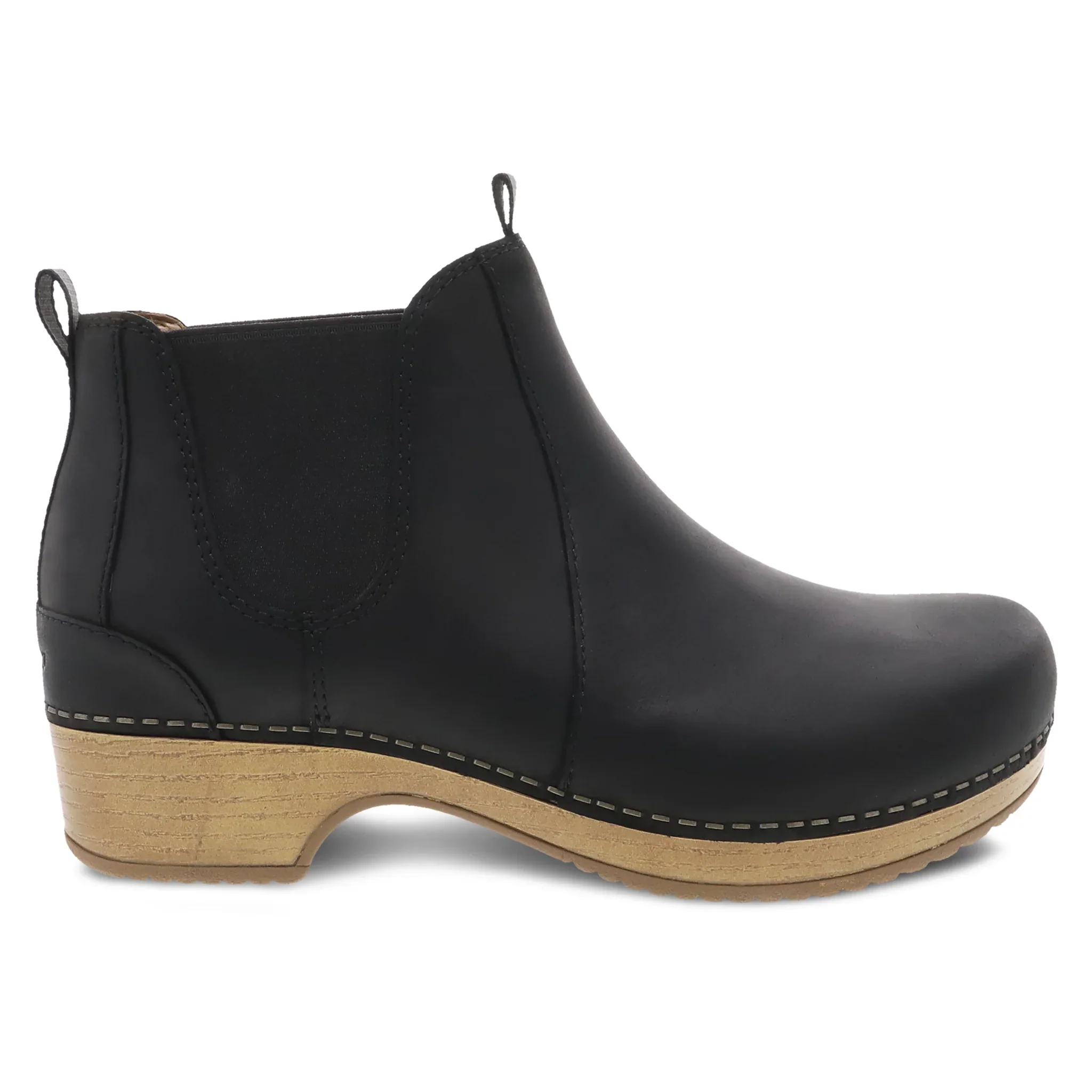 Dansko Women’s Becka Oiled Pull Up Black - Image 2