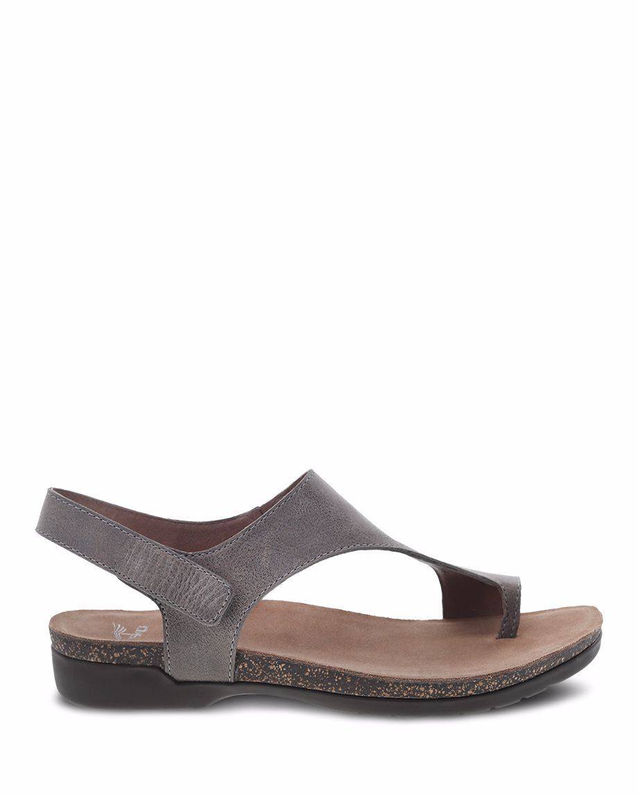 Dansko Women's Reece Stone Waxy Burnished Sandal - Image 2