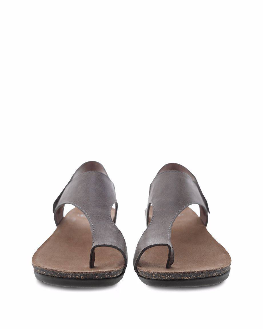Dansko Women's Reece Stone Waxy Burnished Sandal - Image 3