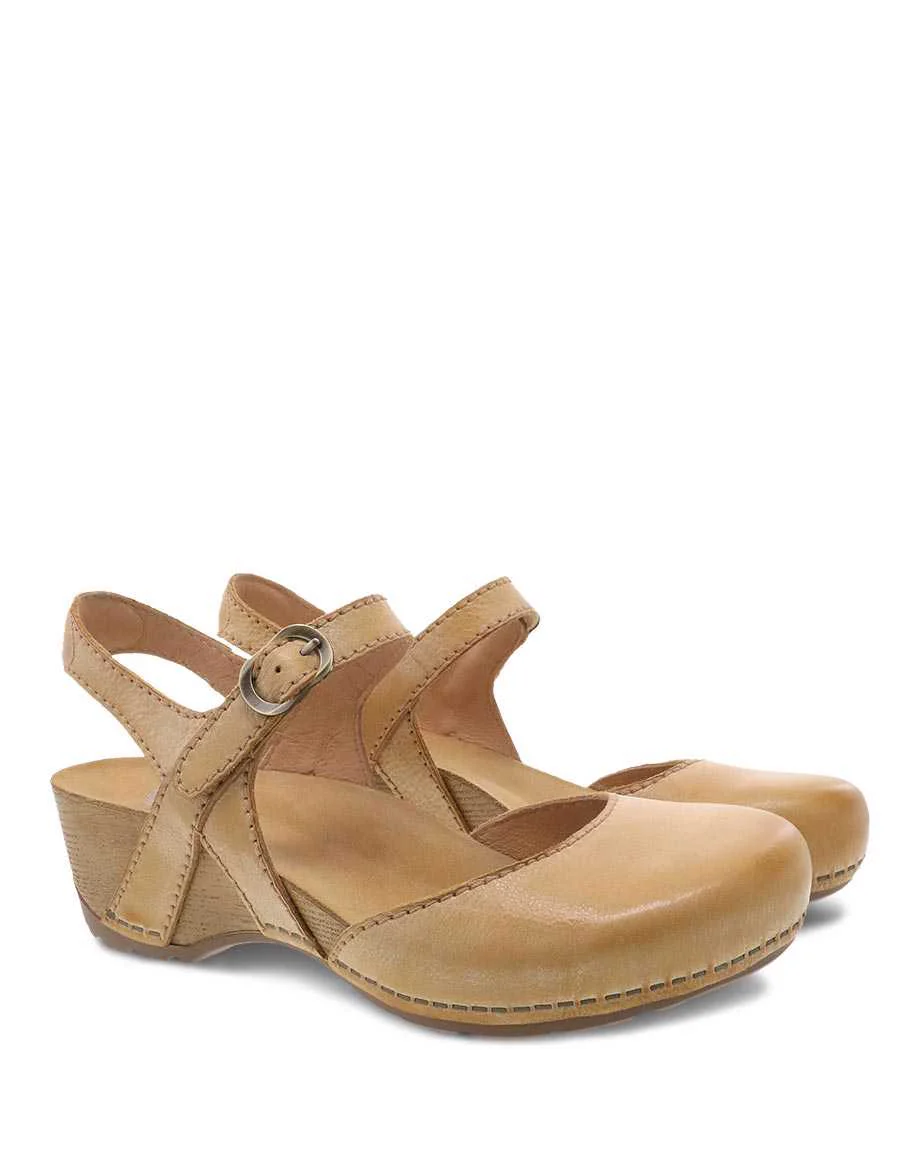 Dansko Women's Tiffani Milled Burnished Tan