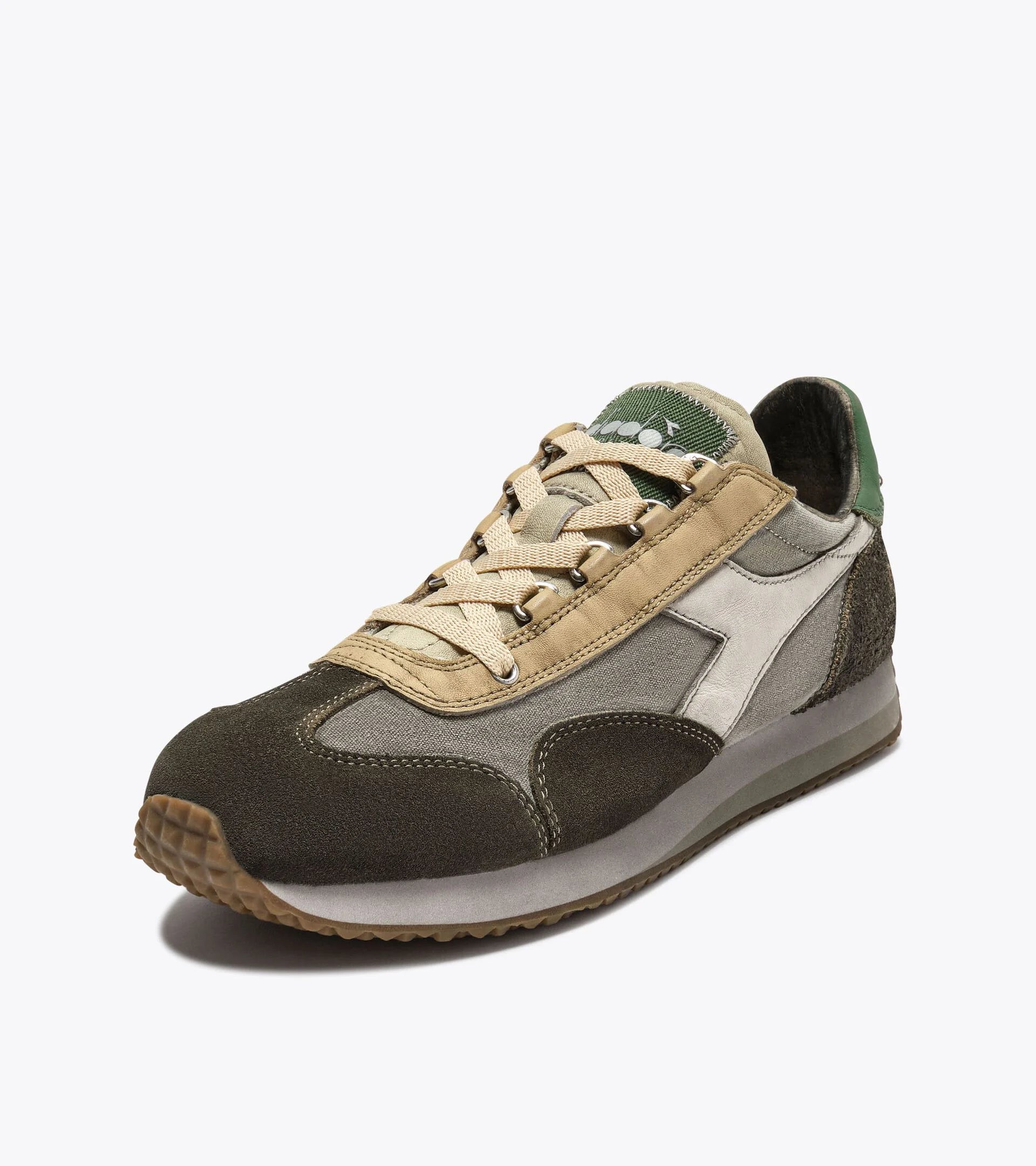 Diadora Heritage Men's Equipe Dirty SW EVO Beige Dew - Image 2