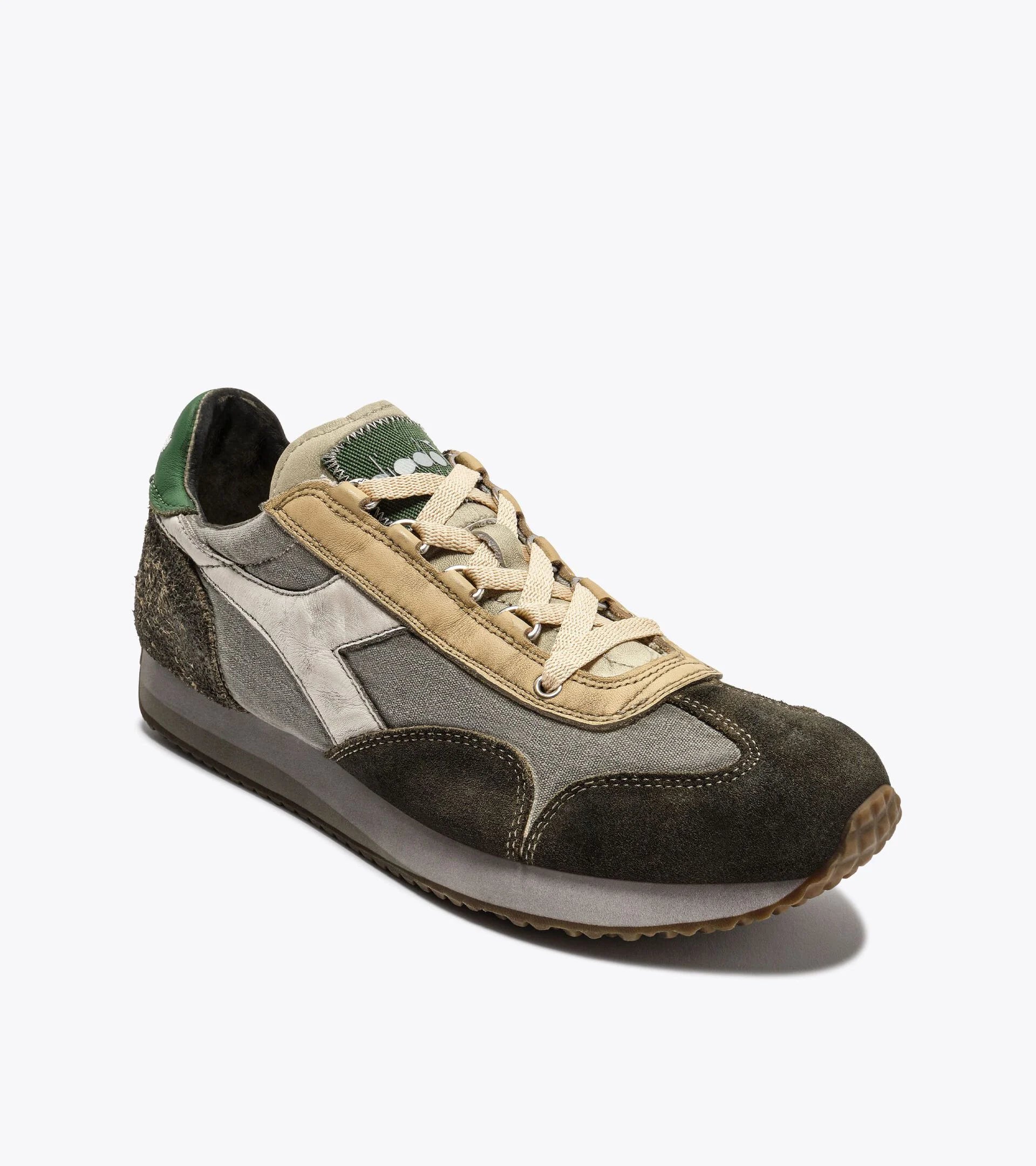 Diadora Heritage Men's Equipe Dirty SW EVO Beige Dew - Image 5