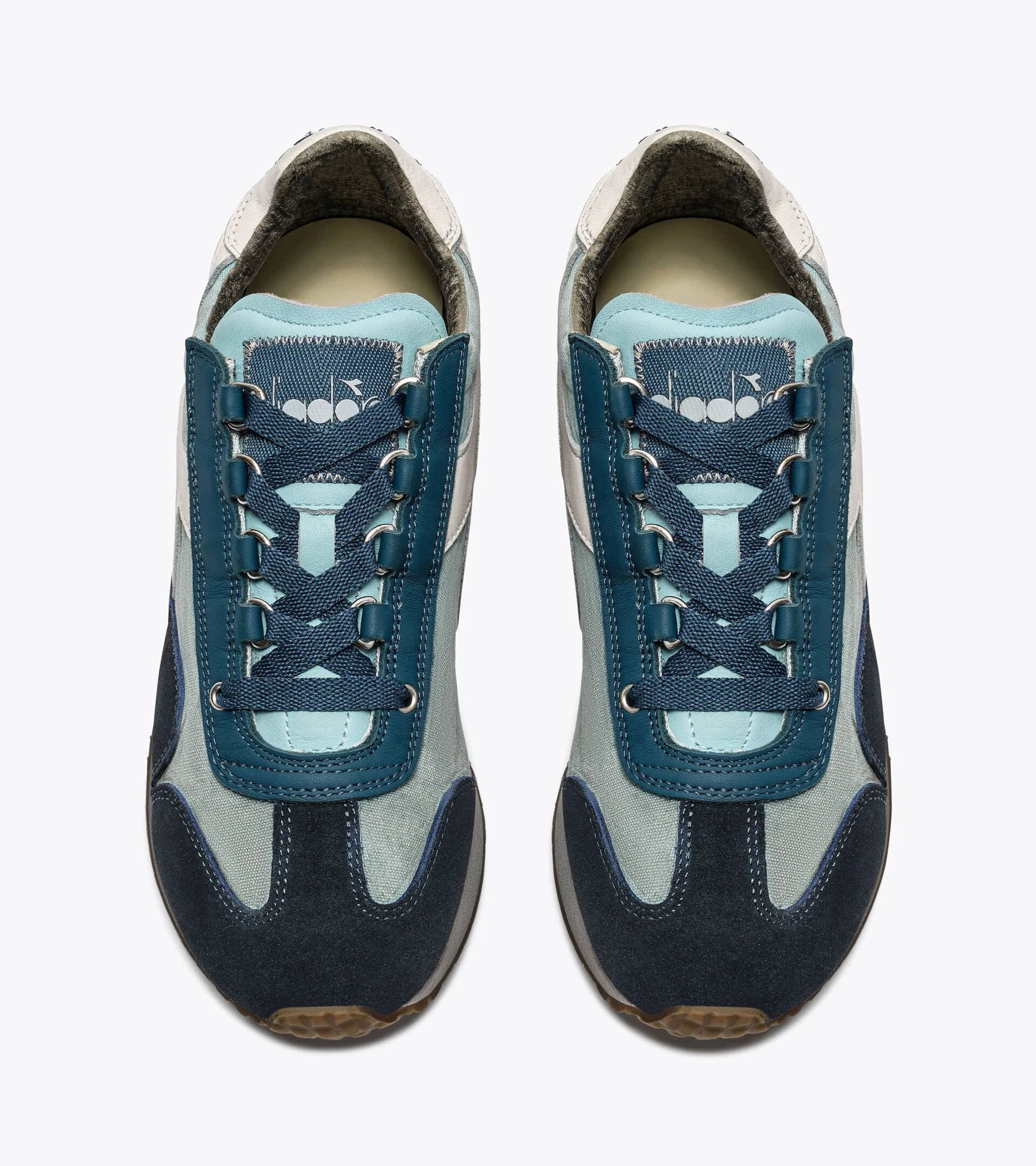 Diadora Heritage Women's Equipe Dirty SW EVO Sky Blue Plume - Image 7
