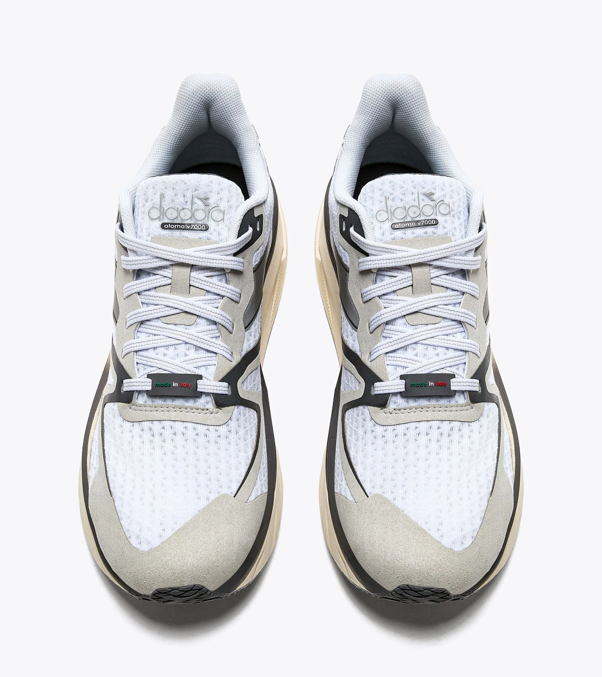 Diadora Men’s Atomo V7000 White Silver DD Whisper White - Image 4