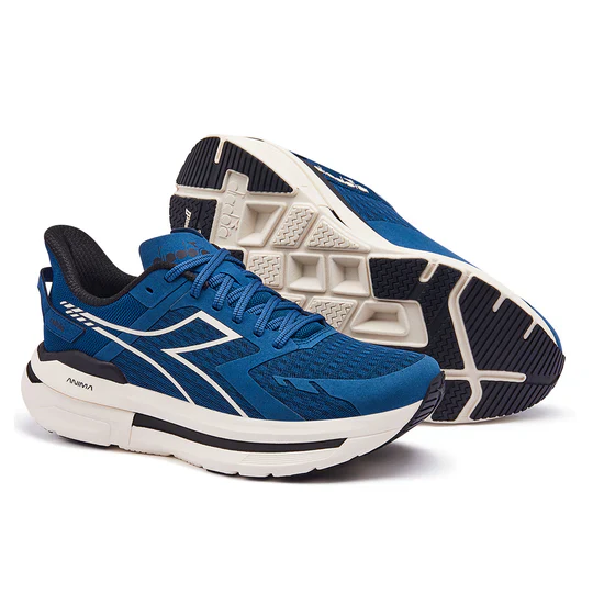 Diadora Men’s Cellula Blue Opal Whisper White - Image 2
