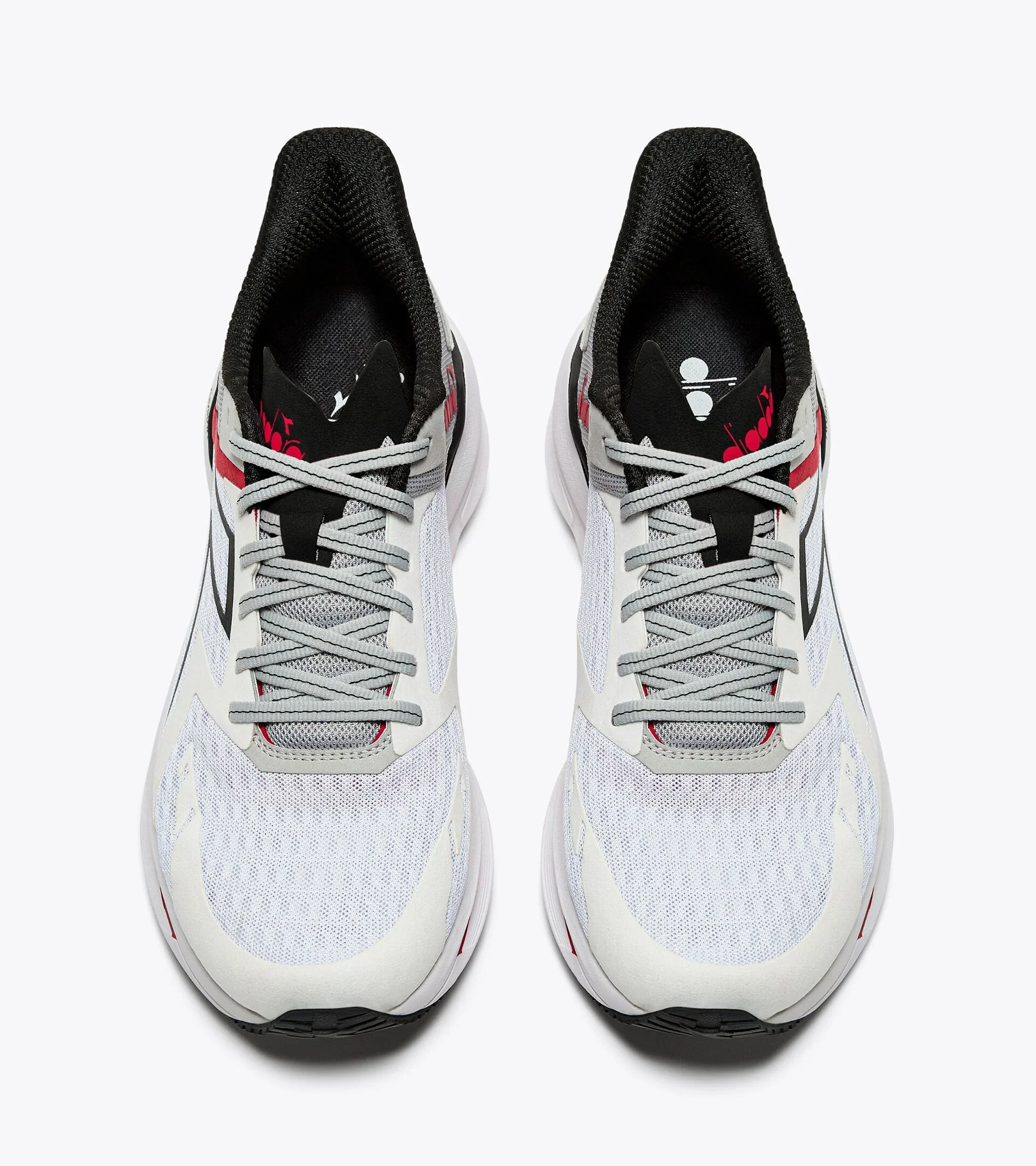 Diadora Men’s Cellula White Silver DD Black - Image 2