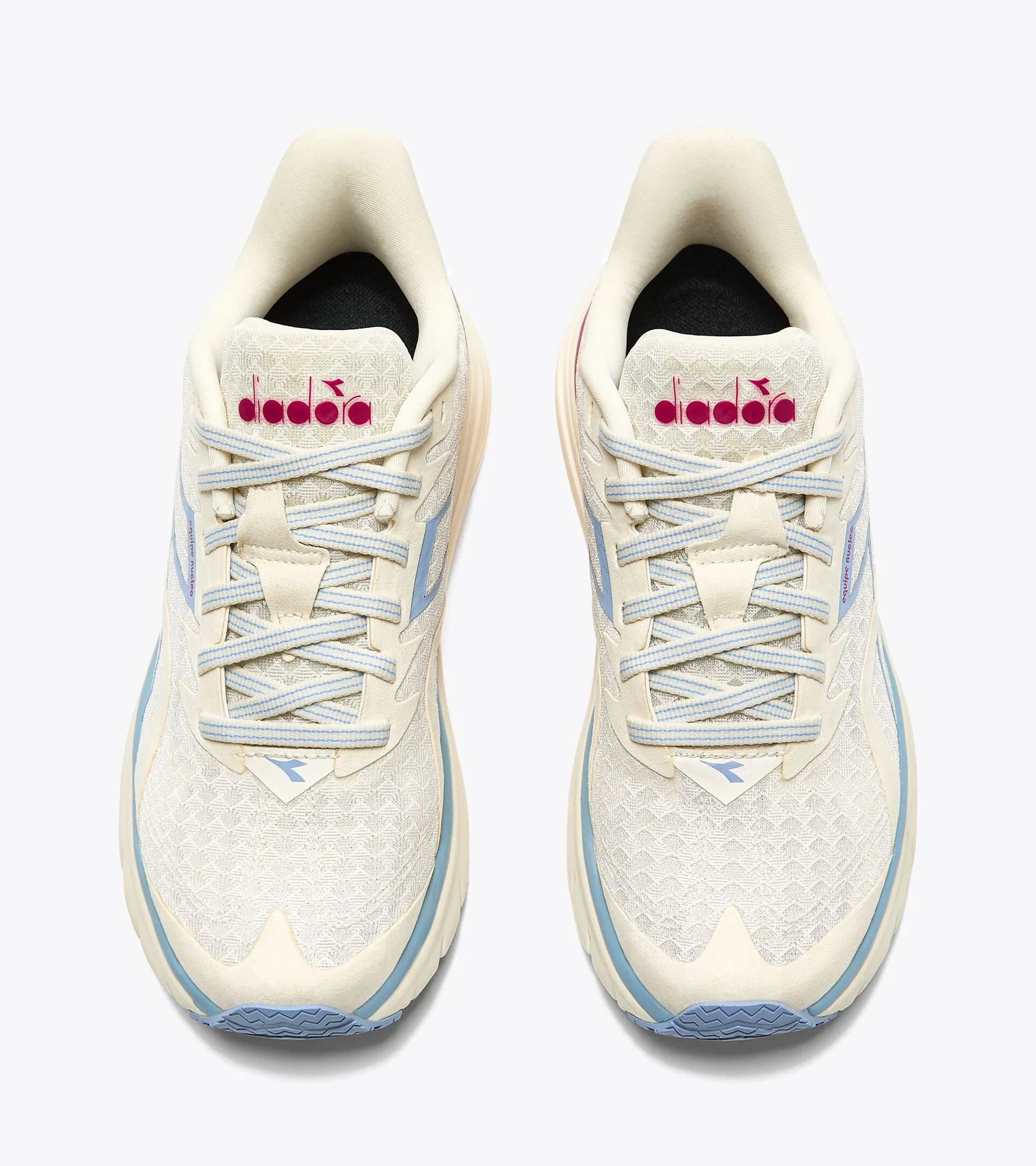 Diadora Women’s Equipe Nucleo Whisper White Rubine Red - Image 4