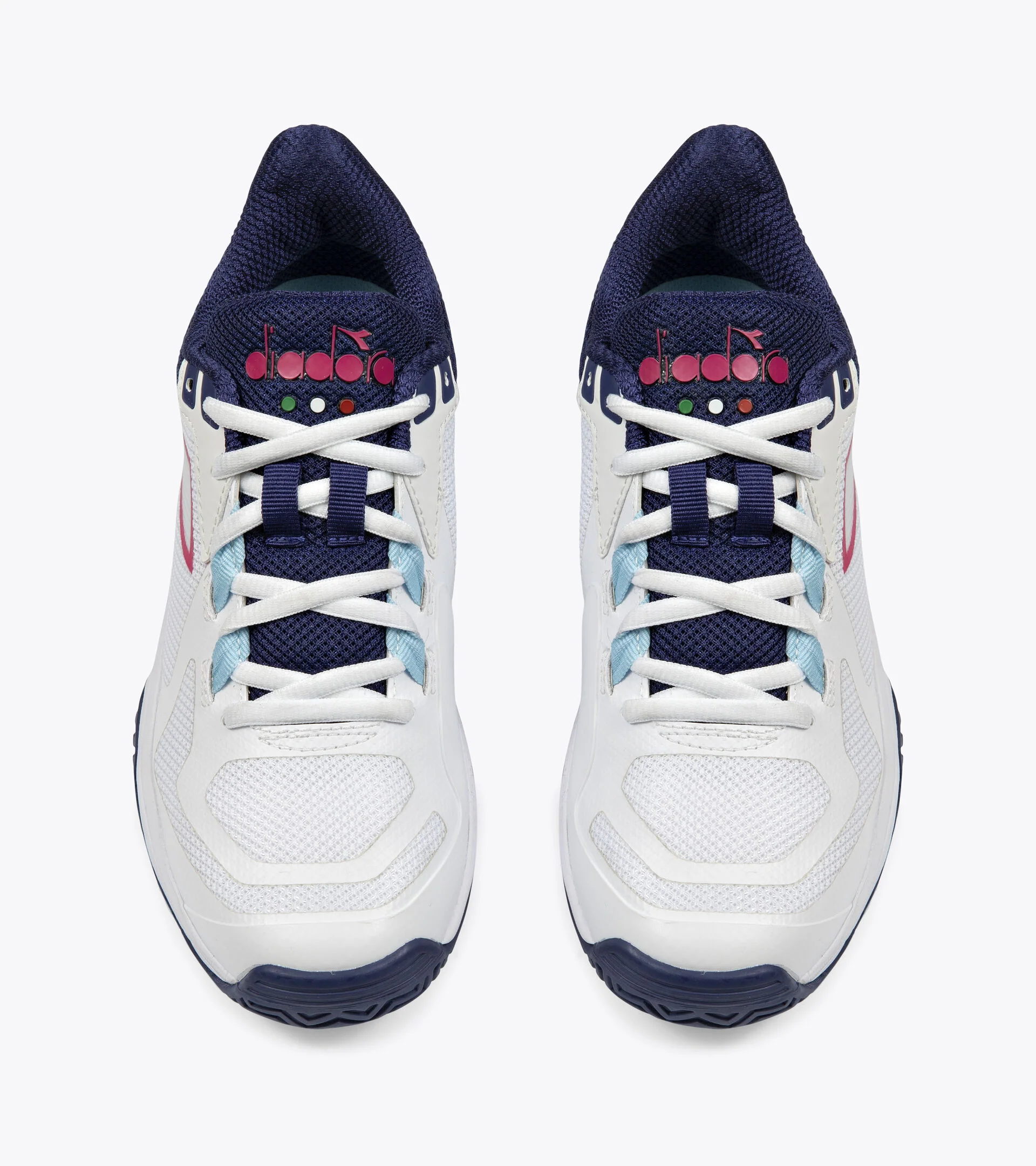 Diadora Women’s Trofeo 2 W AG PKL White Blueprint Pink Yarrow - Image 3