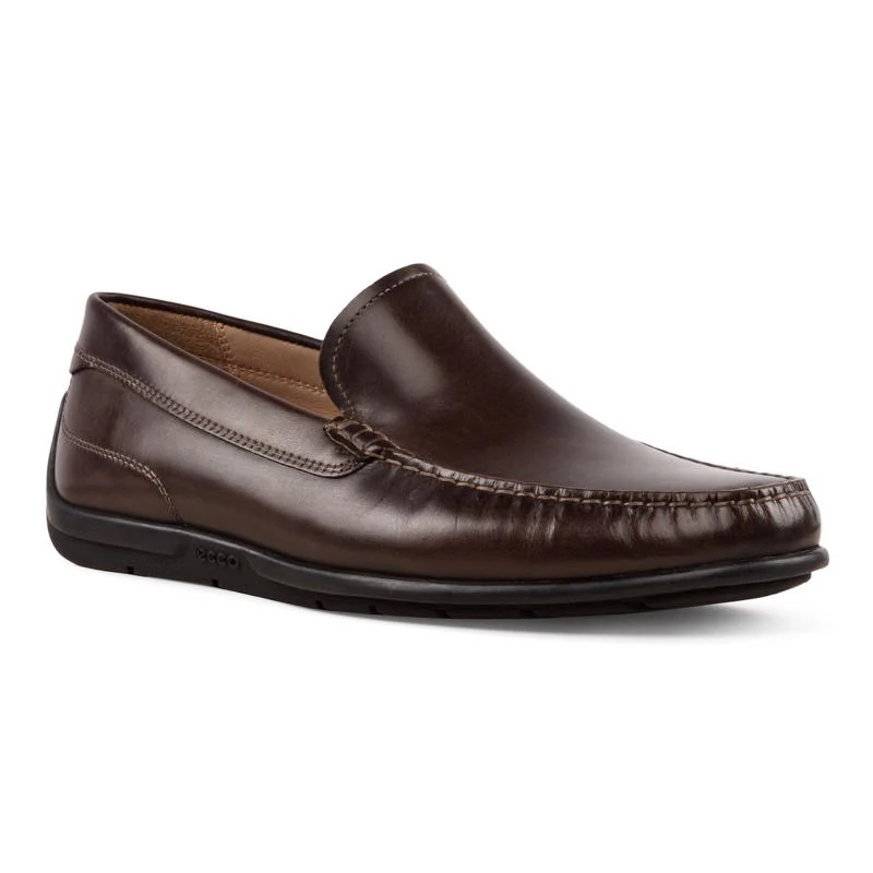Ecco Men’s Classic Moc 2.0 Slip On Coffee 57099401072