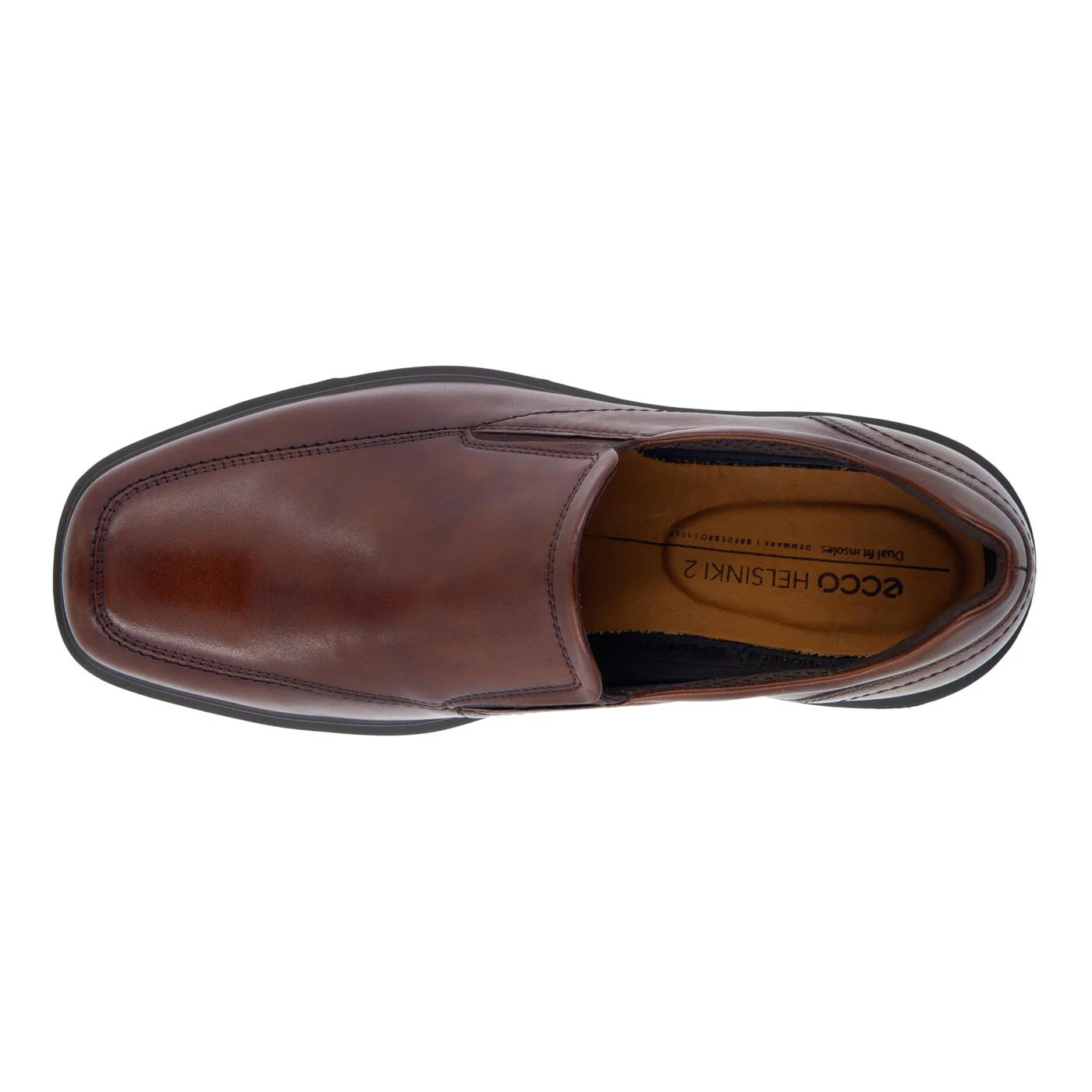 Ecco Men's Helsinki 2.0 Apron Toe Slip On  Cognac 50015401053 - Image 4