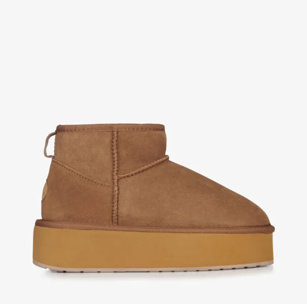 Emu Australia Women's Stinger Micro Flatform W13082 Chestnut - Image 2