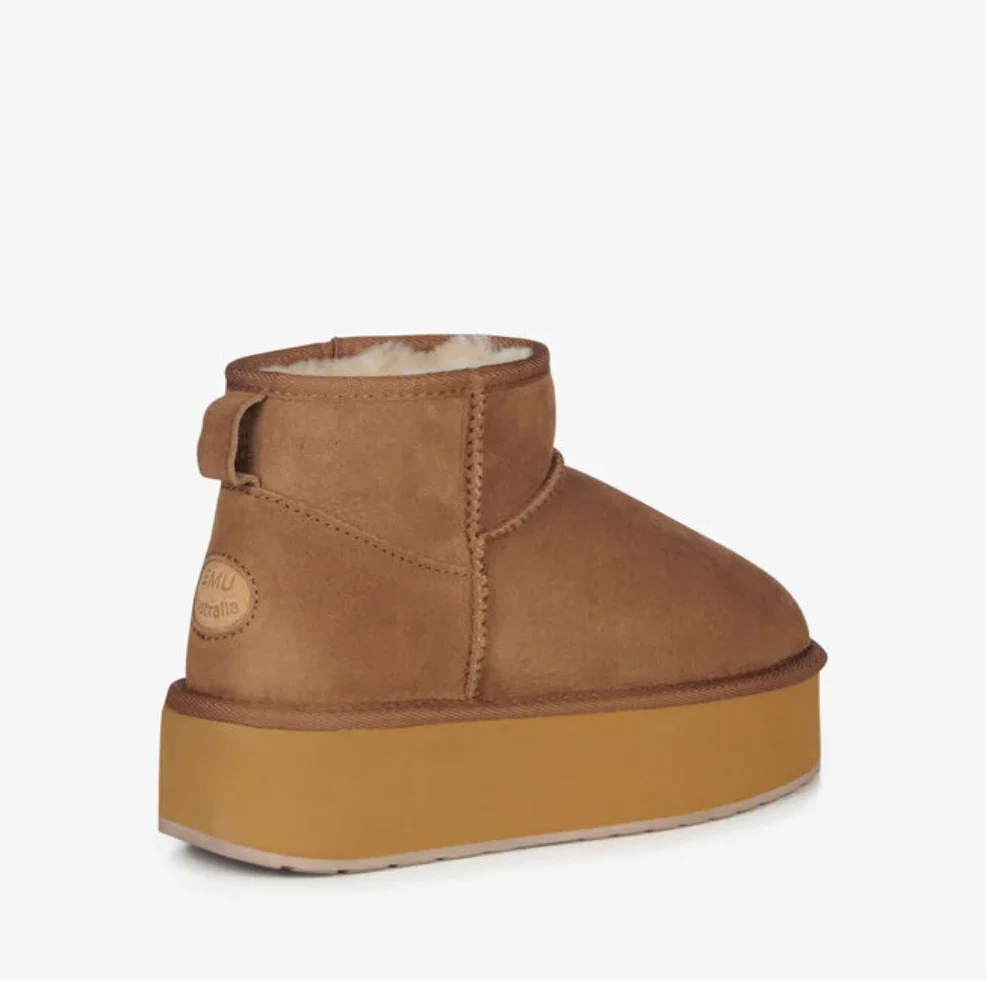 Emu Australia Women's Stinger Micro Flatform W13082 Chestnut - Image 3