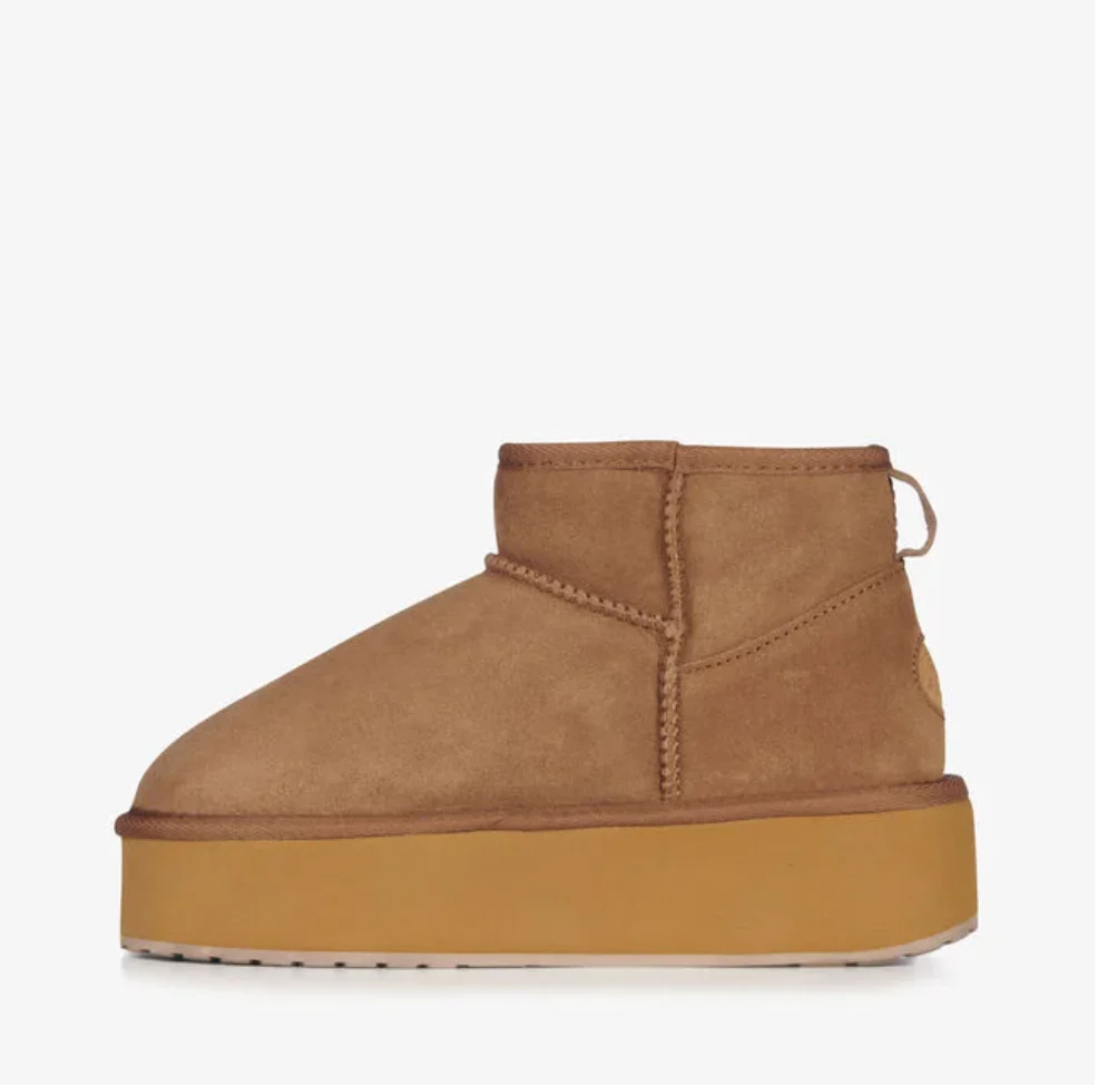 Emu Australia Women's Stinger Micro Flatform W13082 Chestnut - Image 4