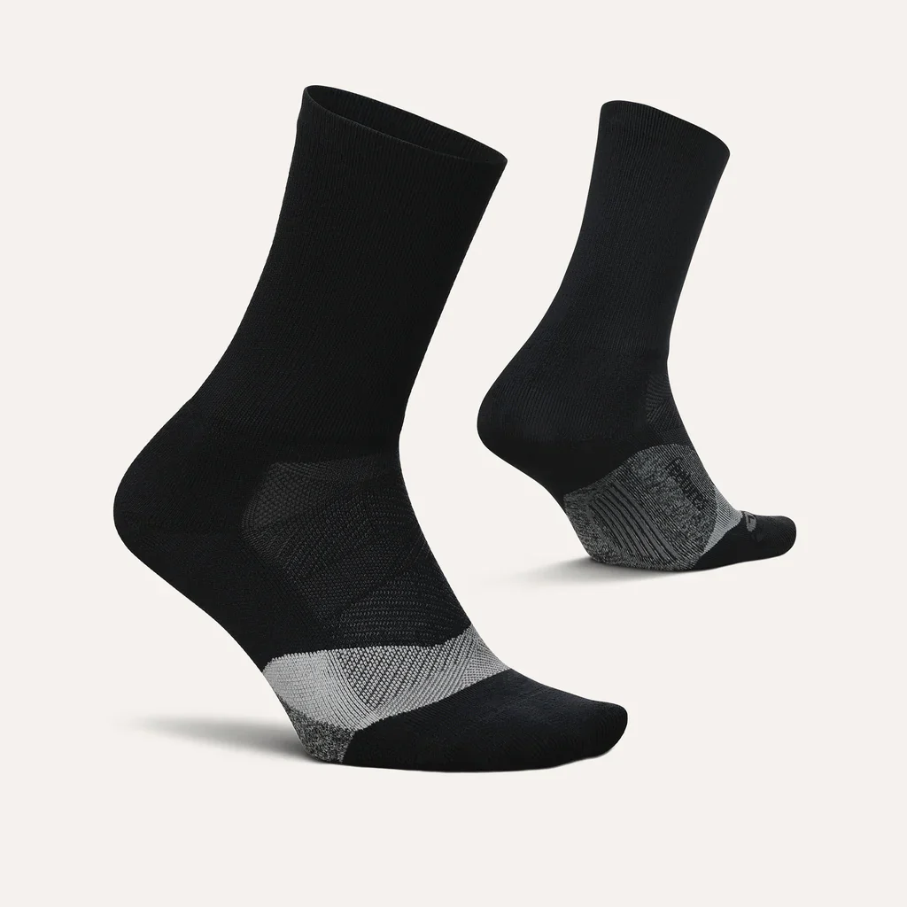 Feetures Elite Light Cushion Mini Crew Black - Image 2