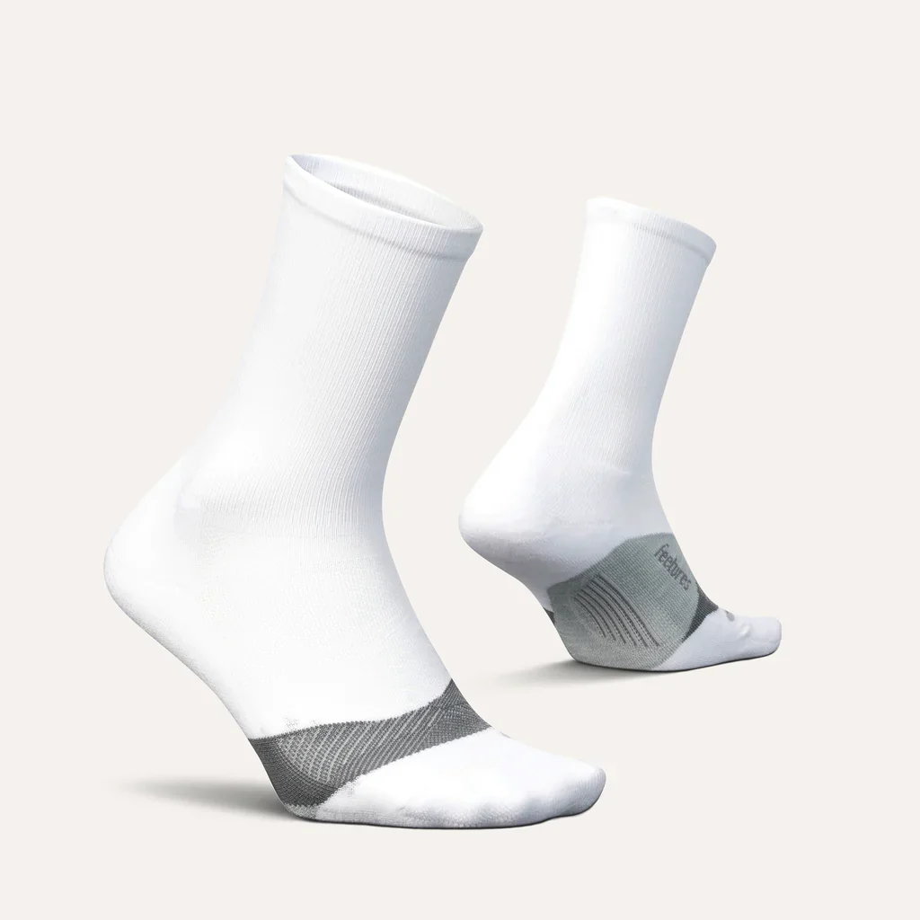 Feetures Elite Light Cushion Mini Crew White - Image 2