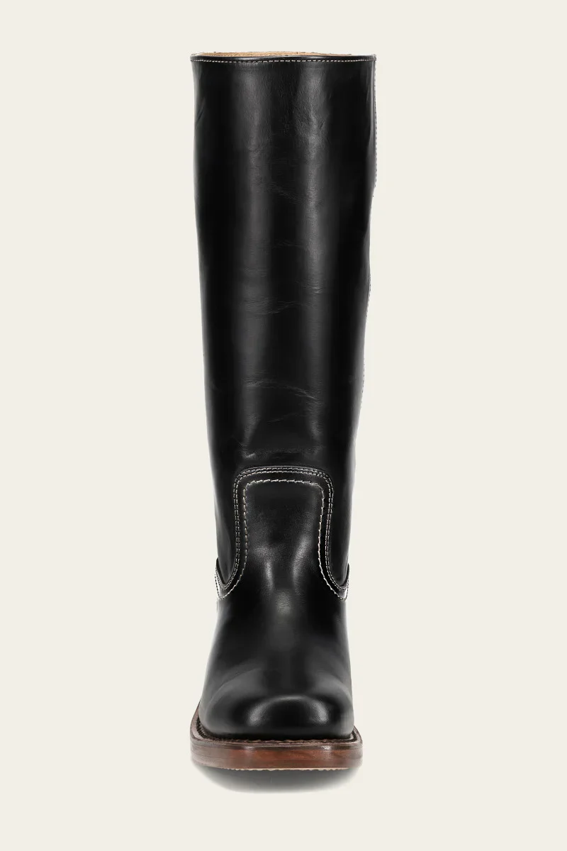 Frye Women's Campus 14L Wide Calf Jet Black Extended - Image 5