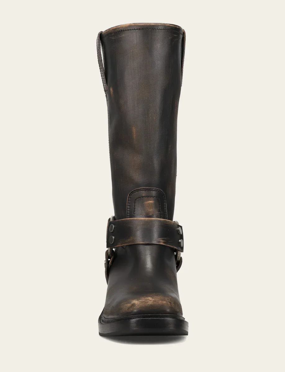 Frye Women's Kate Harness Distressed Black - Image 4
