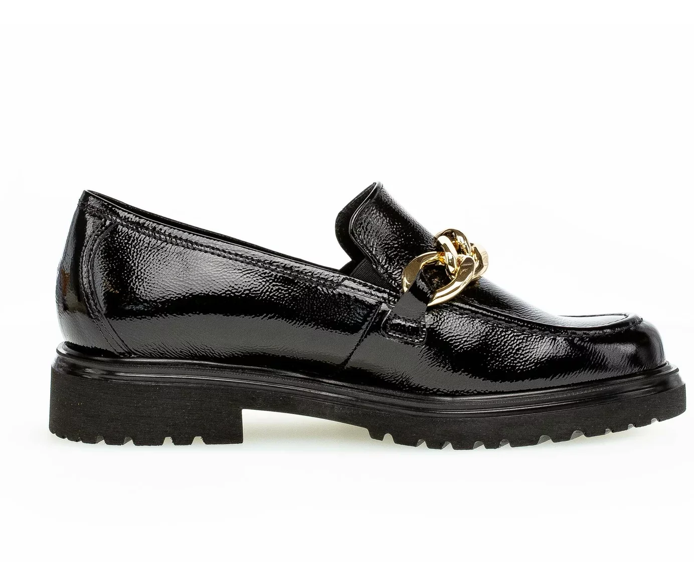 Gabor Women's Loafers 92.554.97 Wrinkle Lack Schwarz - Image 2