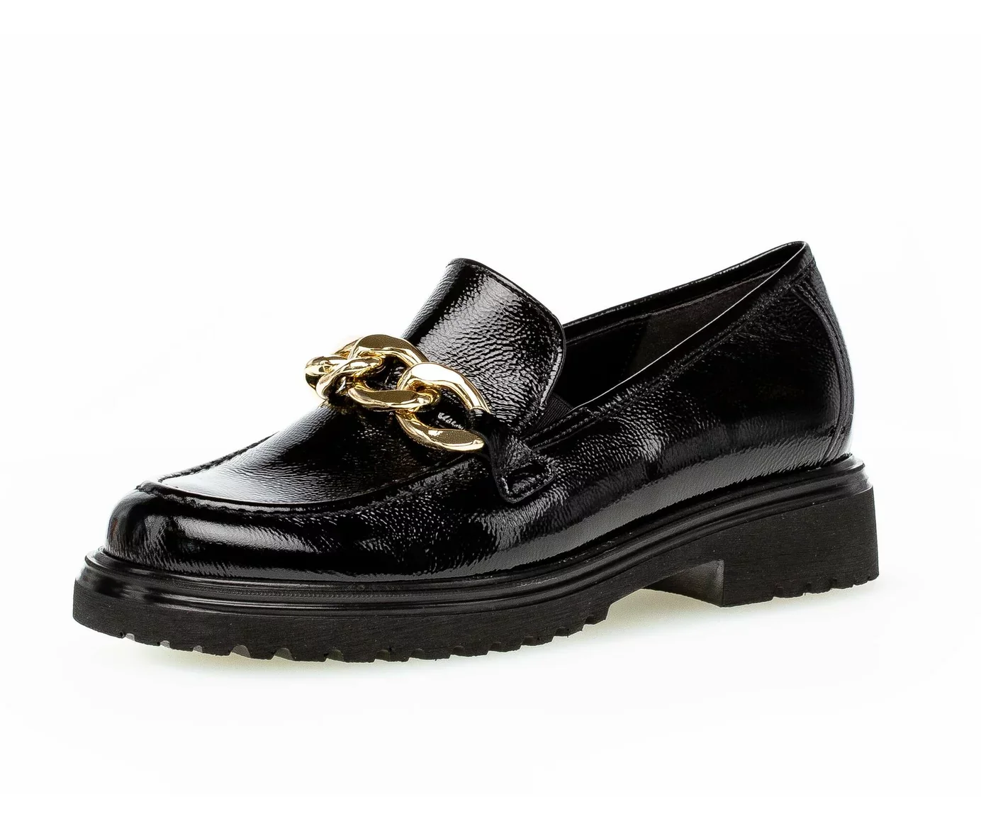 Gabor Women's Loafers 92.554.97 Wrinkle Lack Schwarz - Image 5