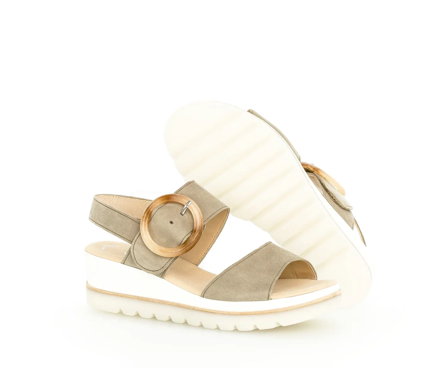 Gabor Women's Platform Sandal 84.645.19 Schilf Reed - Image 4