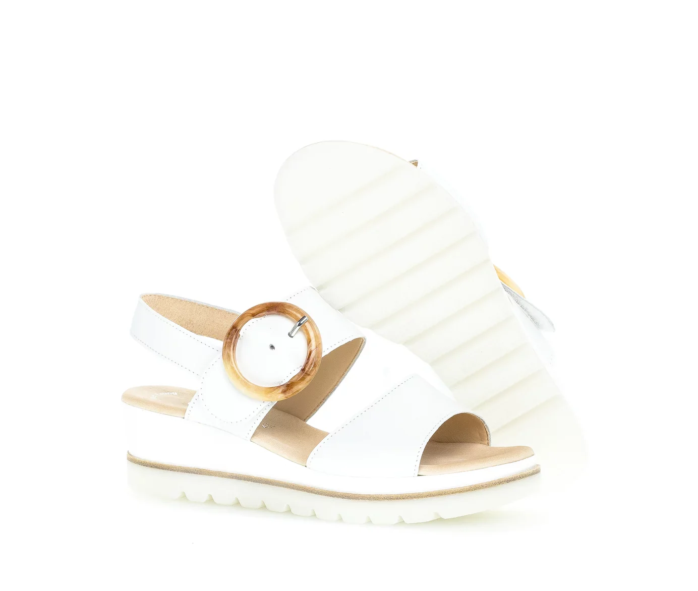 Gabor Women's Platform Sandal 84.645.21 Weiss White - Image 4