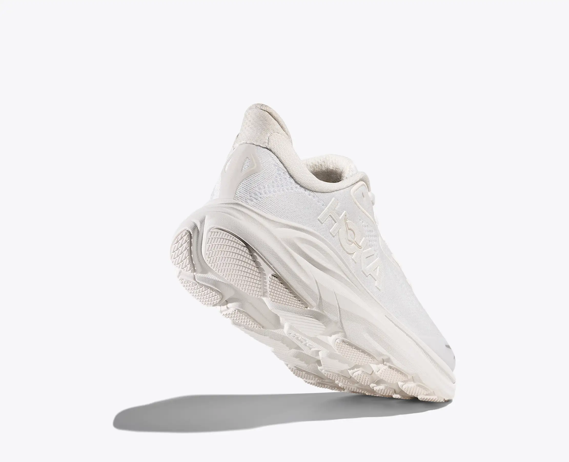 Hoka Big Kids Clifton 10 White White