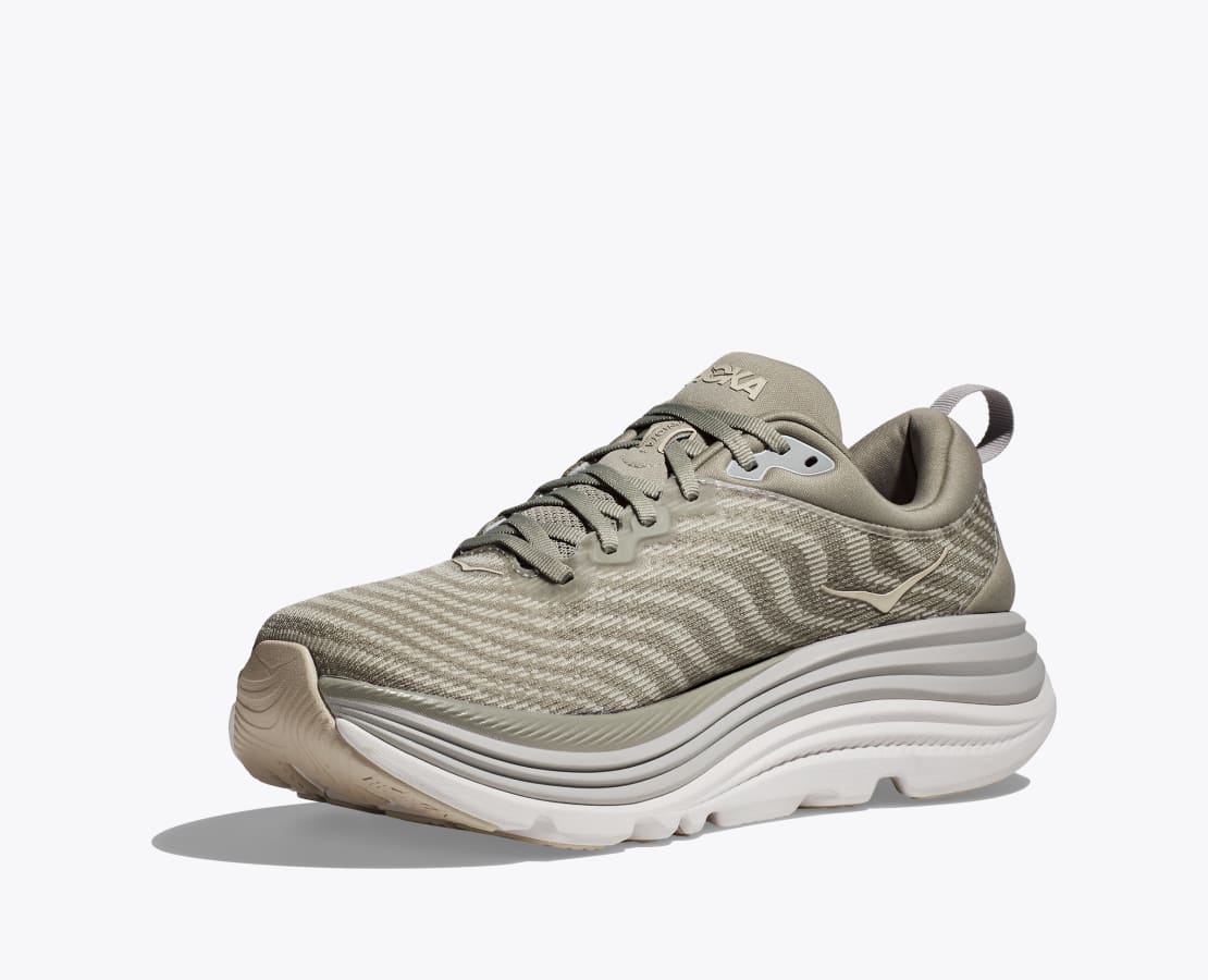 Hoka Men’s Gaviota 5 Barley Oak Milk - Image 3