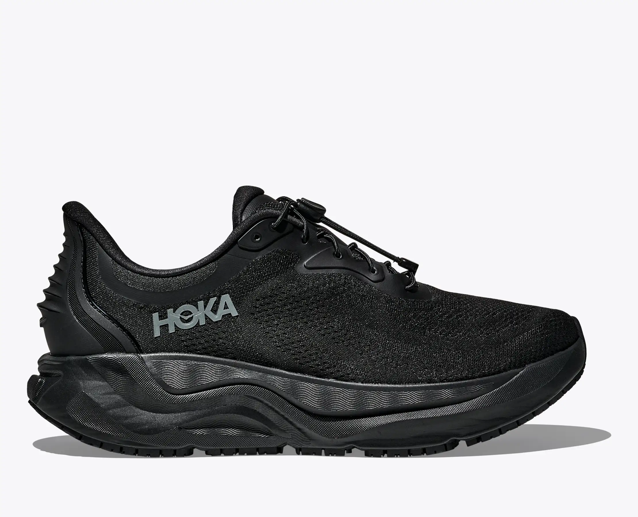 Hoka Men's Arahi Slip Resistant Black Black - Image 4