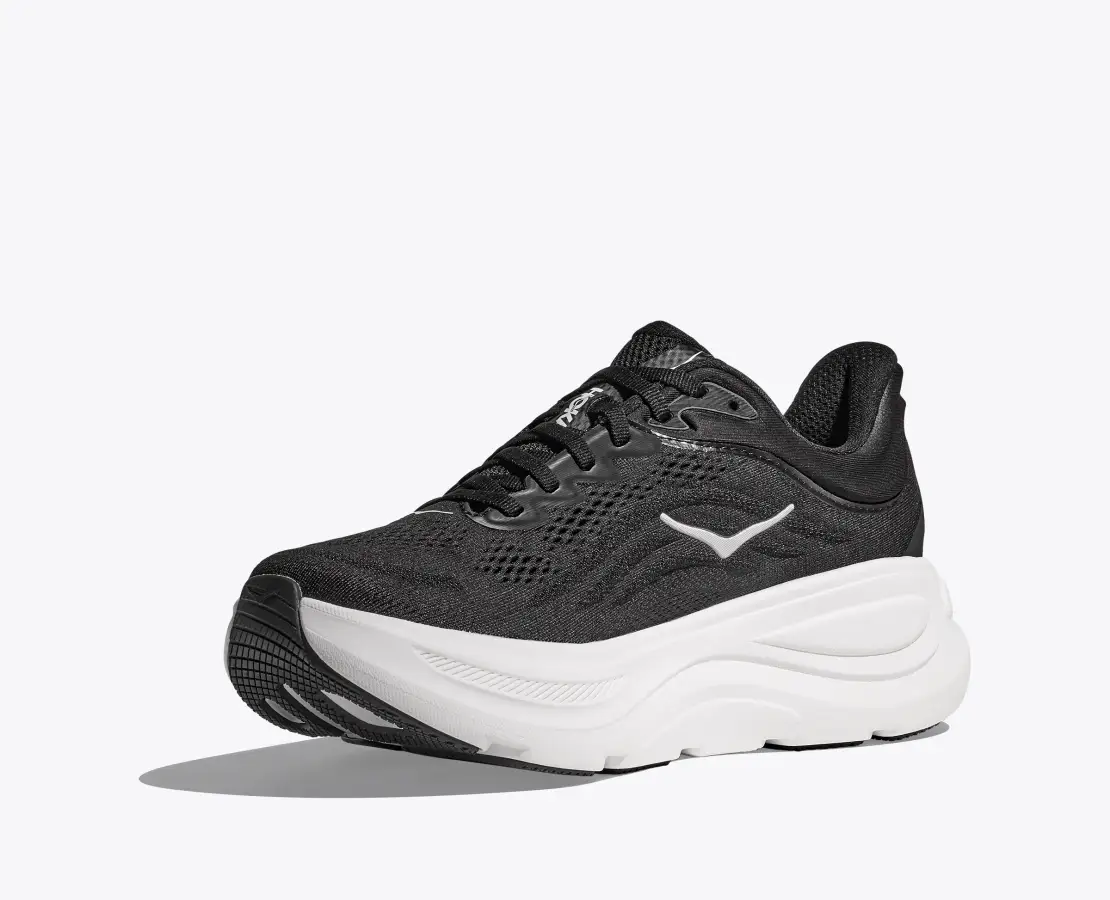 Hoka Men's Bondi 9 Black White - Image 3