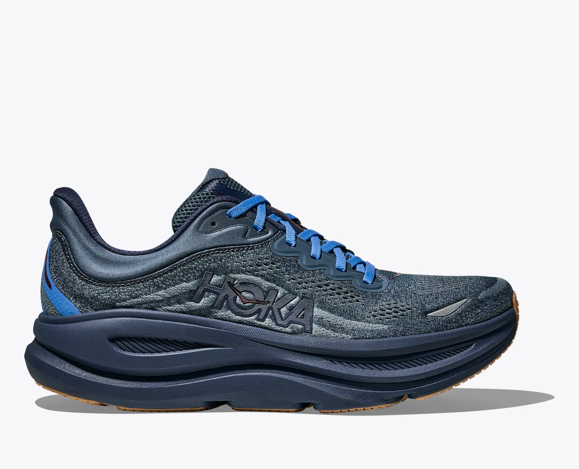 Hoka Men's Bondi 9 Faded Navy Slate Blue - Image 3
