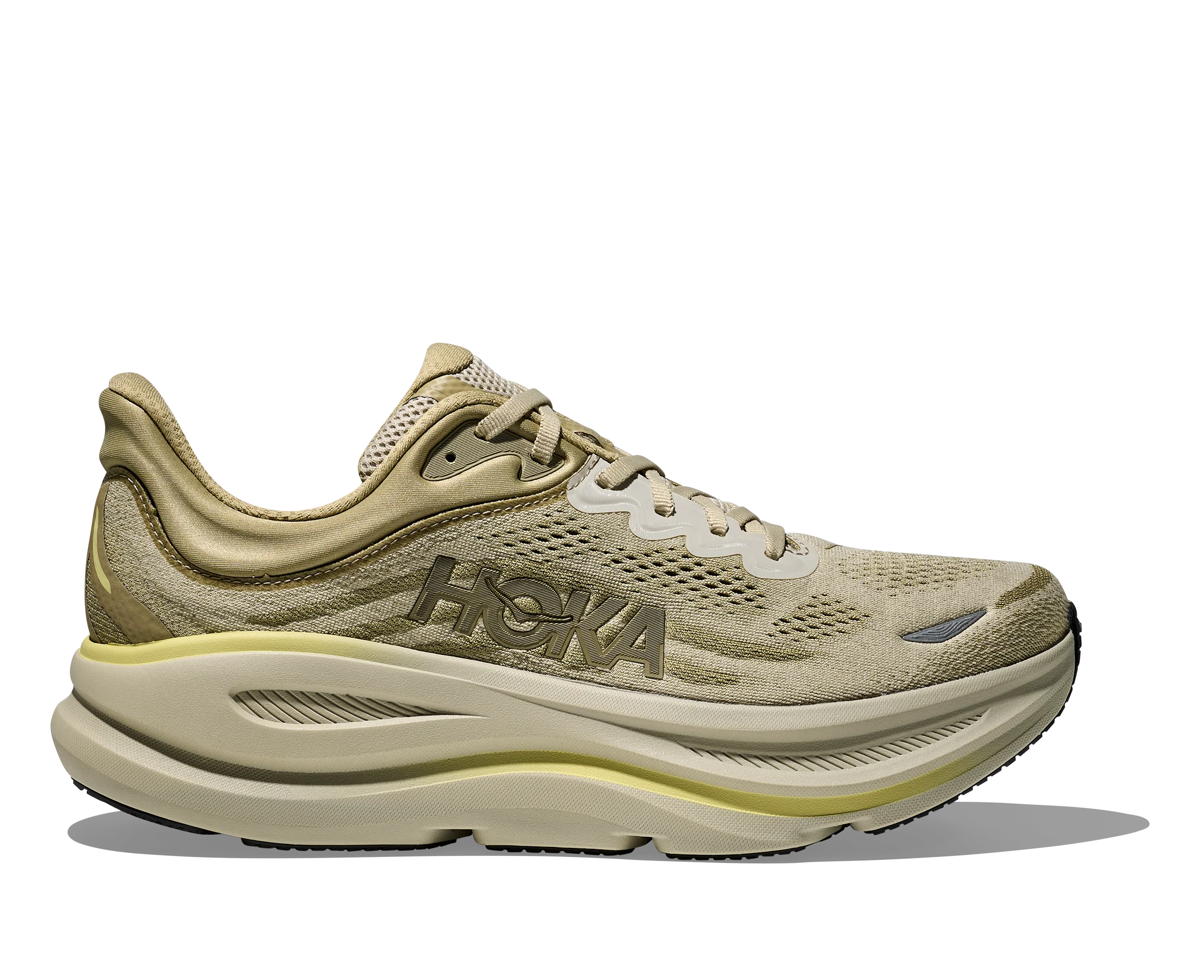 Hoka Men's Bondi 9 Grassland Oyster Mushroom - Image 3