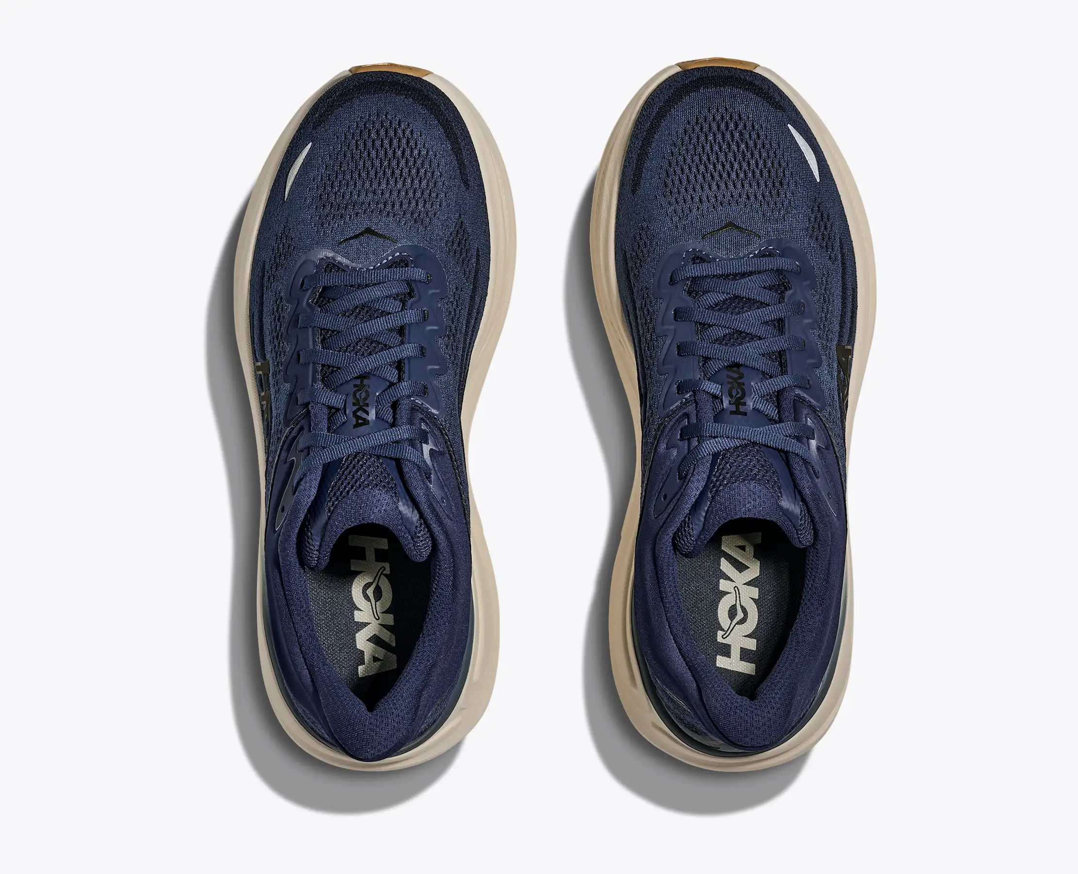 Hoka Men's Bondi 9 Midnight Blue Varsity Navy - Image 3