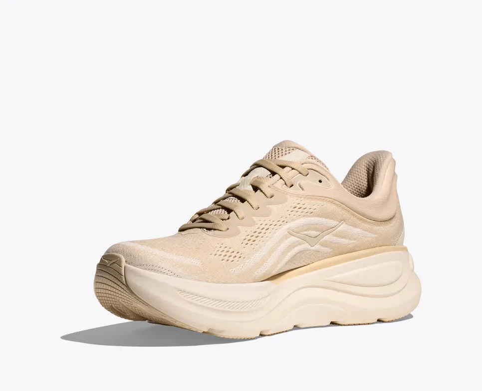 Hoka Men's Bondi 9 Oatmeal Oak Milk - Image 4