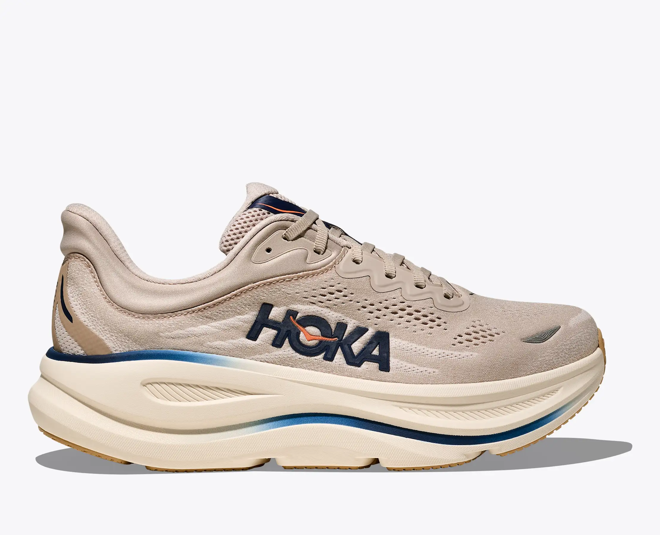 Hoka Men's Bondi 9 Stucco Grout - Image 2