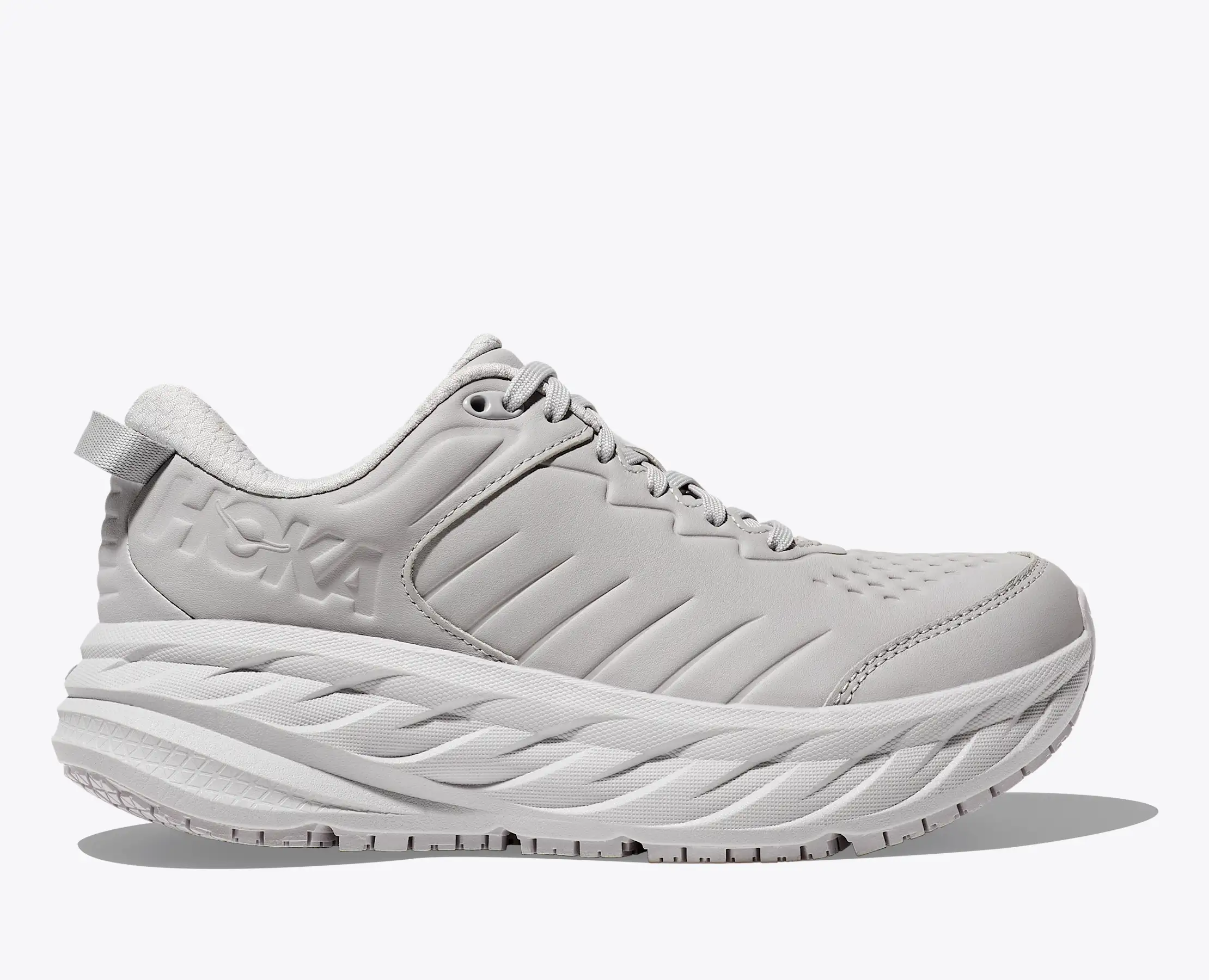 Hoka Men's Bondi Slip Resistant Harbor Mist Lunar Rock - Image 2
