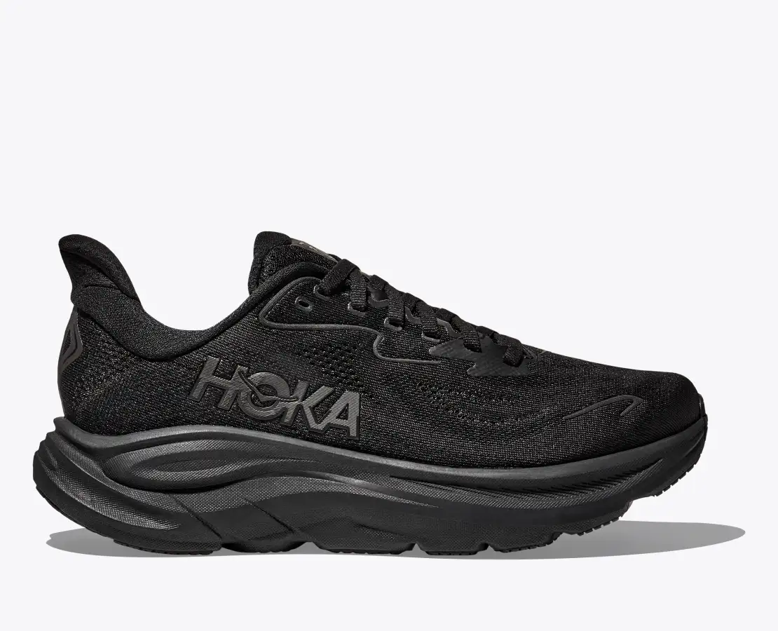 Hoka Men's Clifton 10 Black Black - Image 2