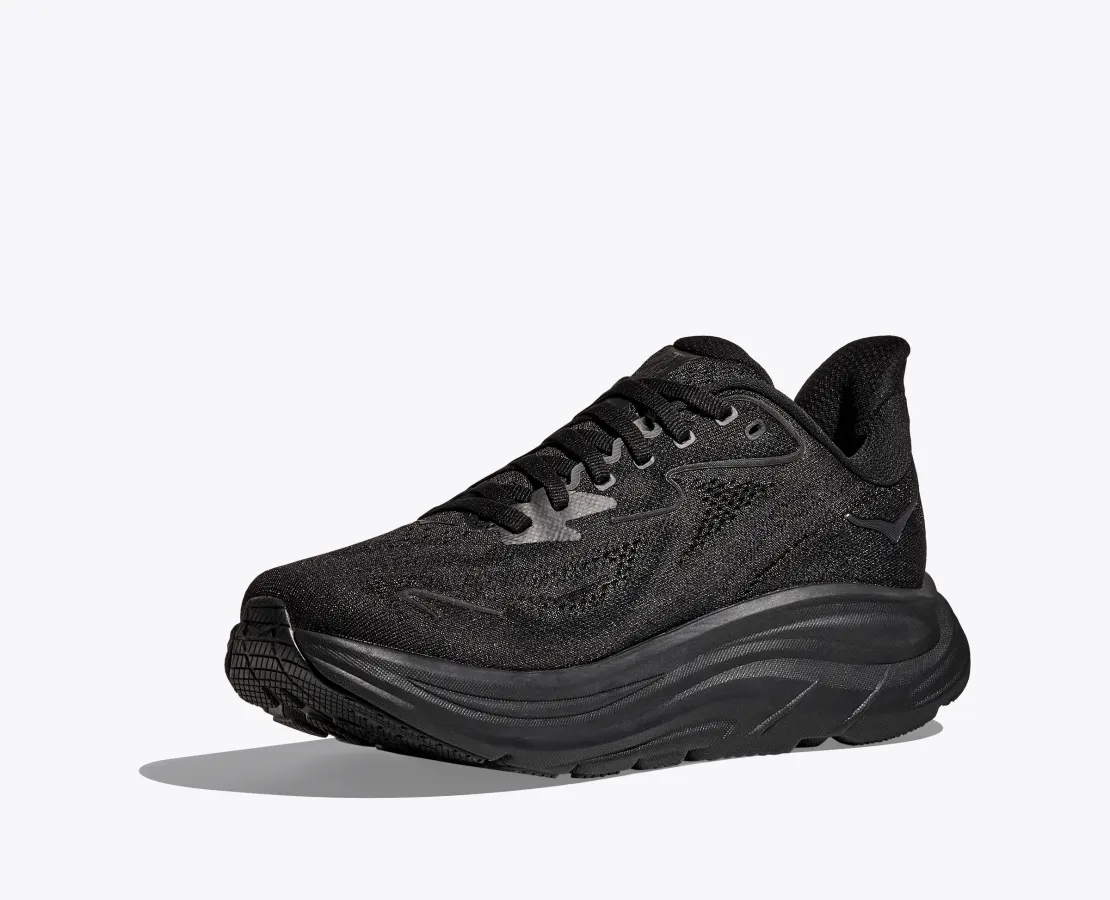 Hoka Men's Clifton 10 Black Black - Image 3