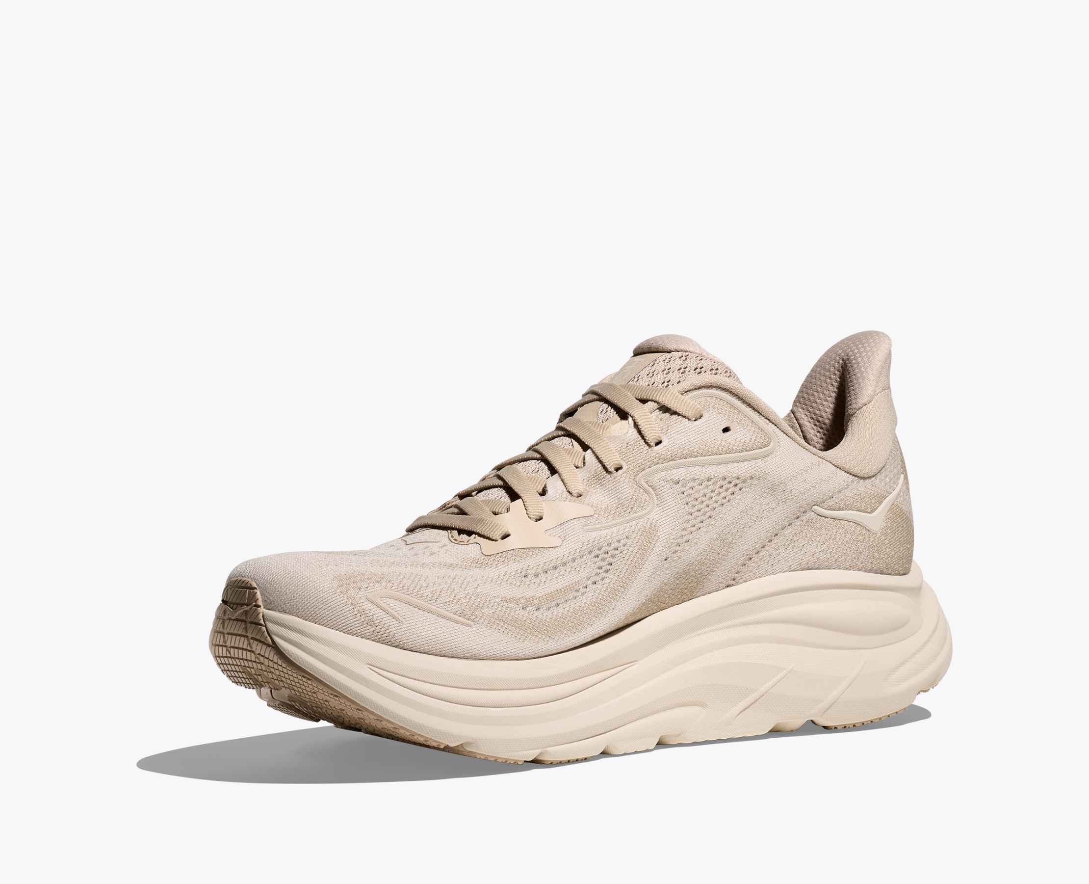 Hoka Men's Clifton 10 Oatmeal Oak Milk - Image 3