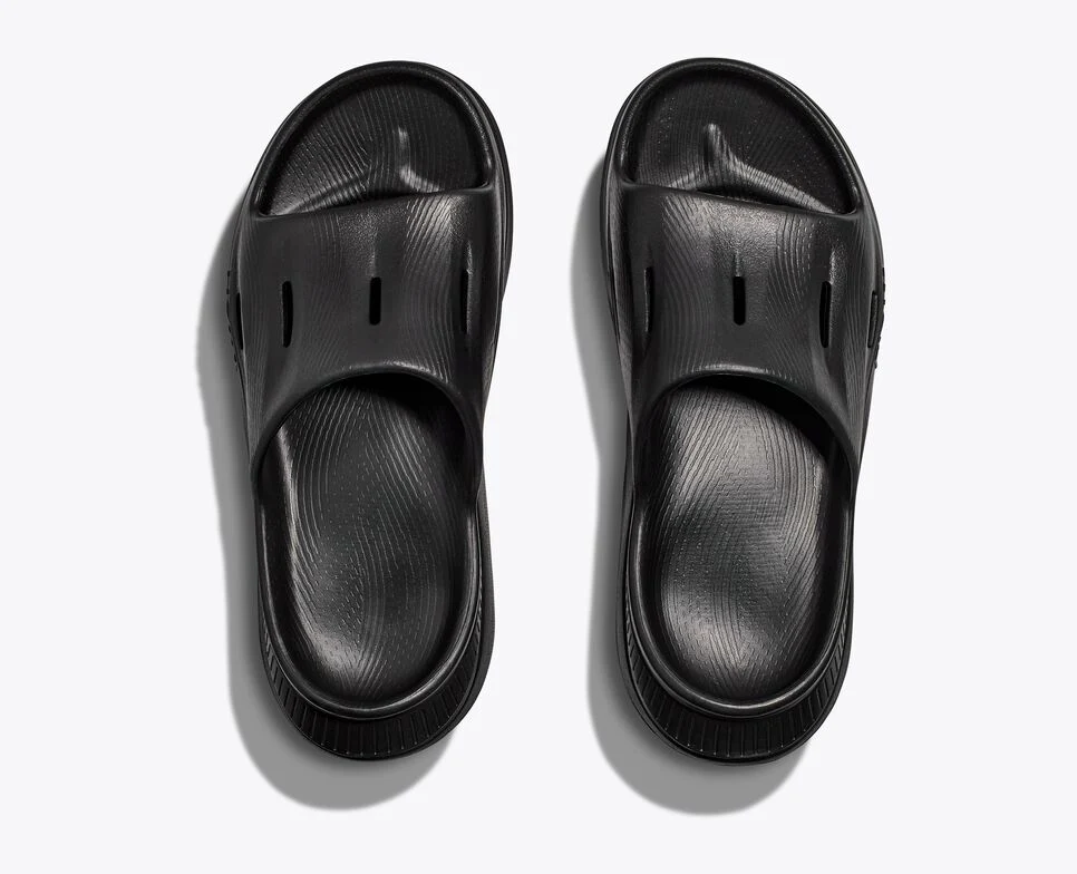 Hoka One One Unisex Ora Recovery Slide 3 Black Black - Image 5