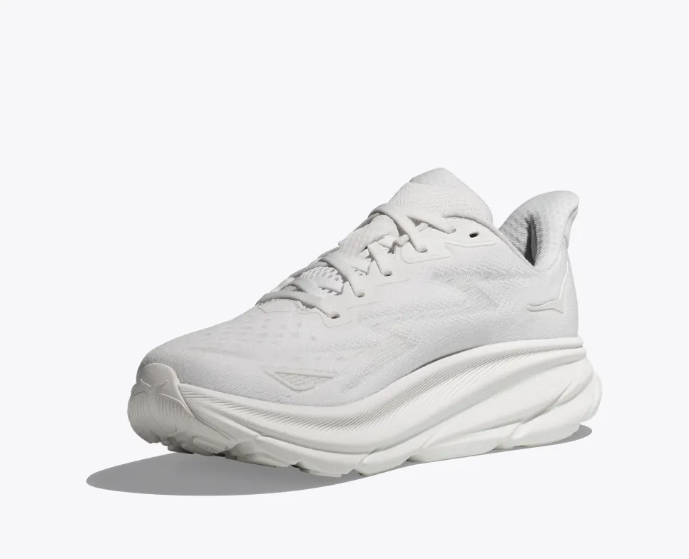 Hoka Women’s Clifton 9 White White - Image 3