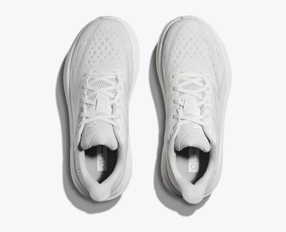 Hoka Women’s Clifton 9 White White - Image 4
