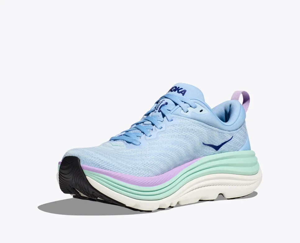 Hoka Women’s Gaviota 5 Airy Blue Sunlit Ocean - Image 3