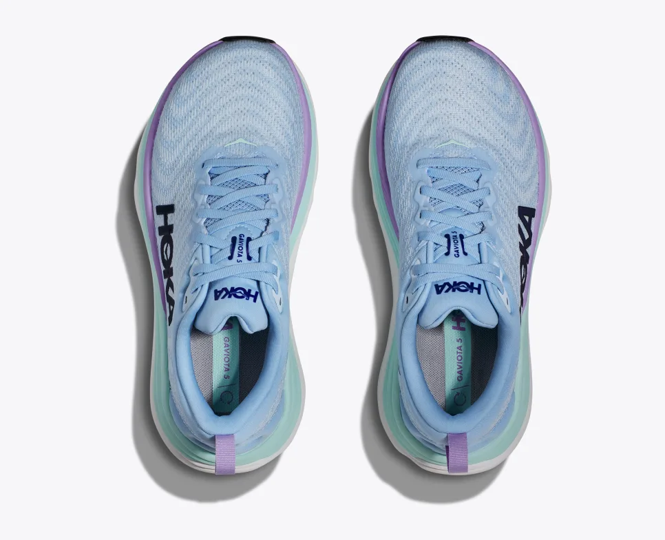 Hoka Women’s Gaviota 5 Airy Blue Sunlit Ocean - Image 4