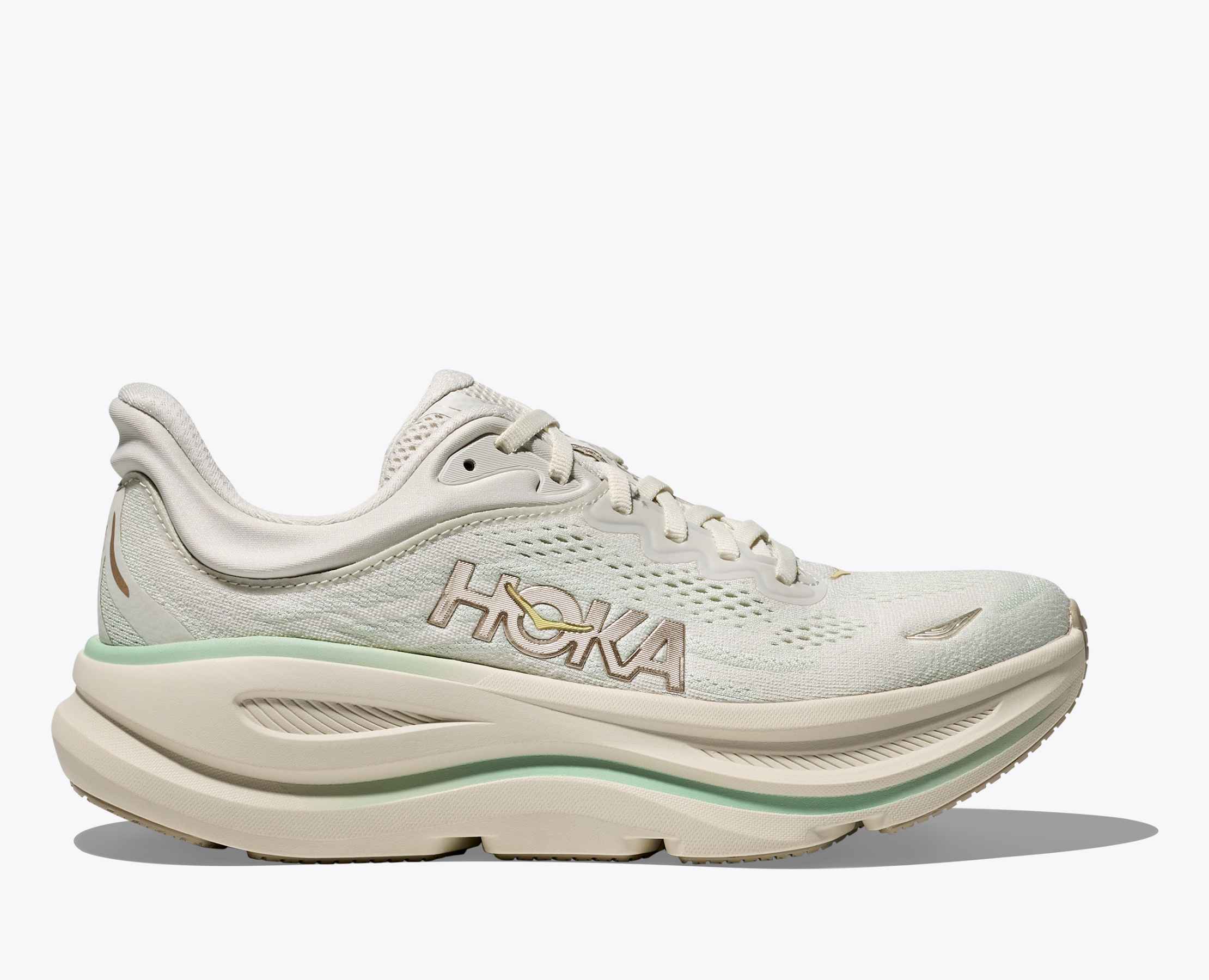 Hoka Women's Bondi 9 Truffle Salt Sea Glass - Image 2