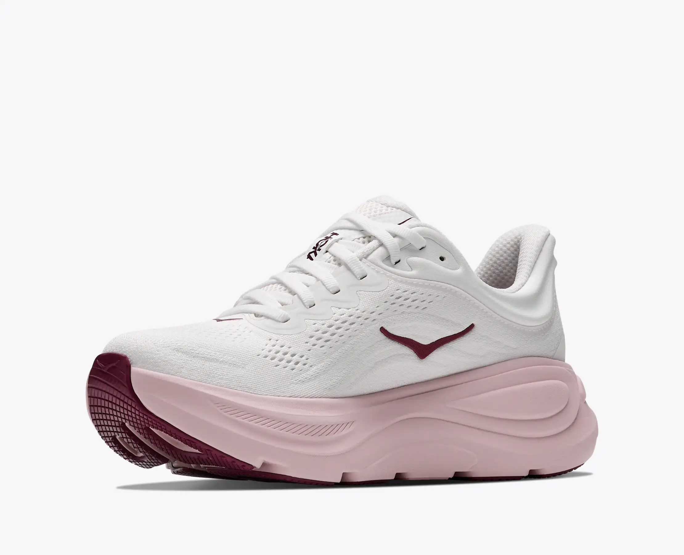 Hoka Women's Bondi 9 White Pink Opal - Image 3