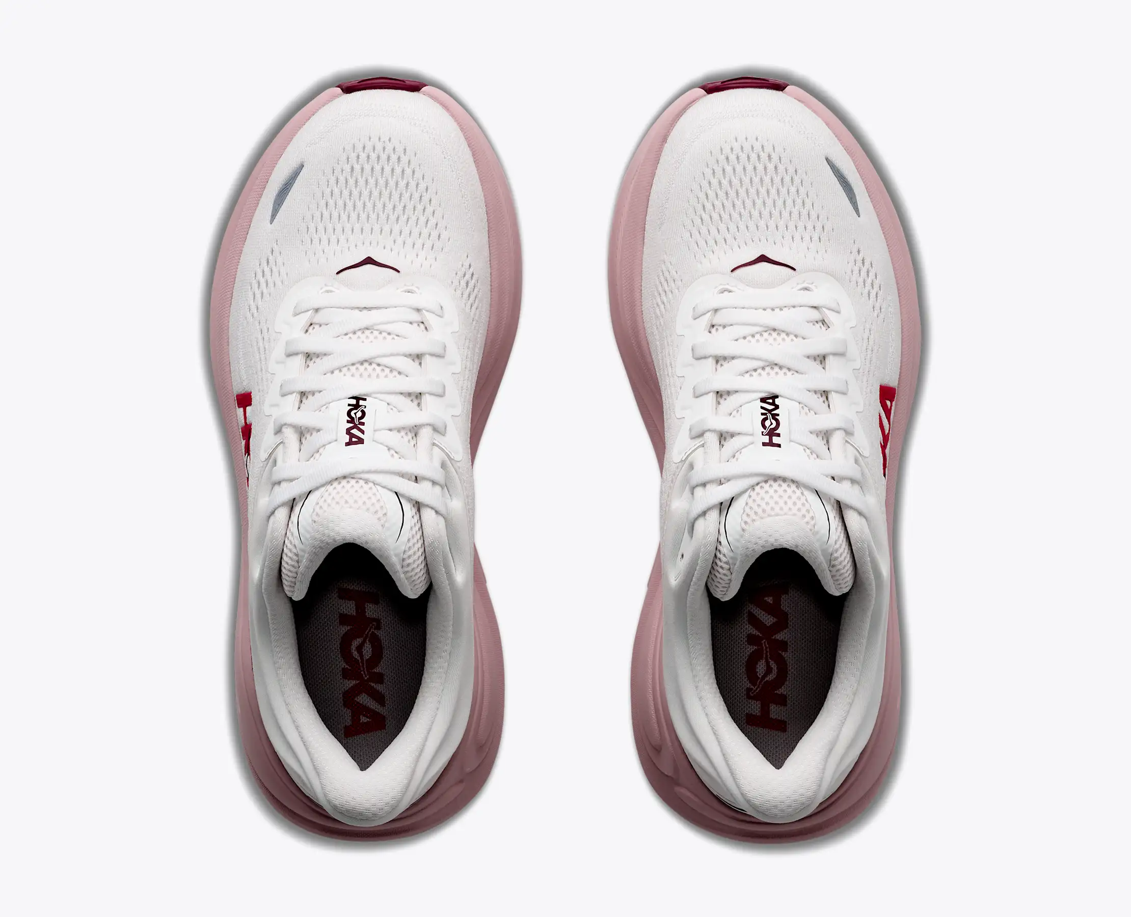 Hoka Women's Bondi 9 White Pink Opal - Image 4