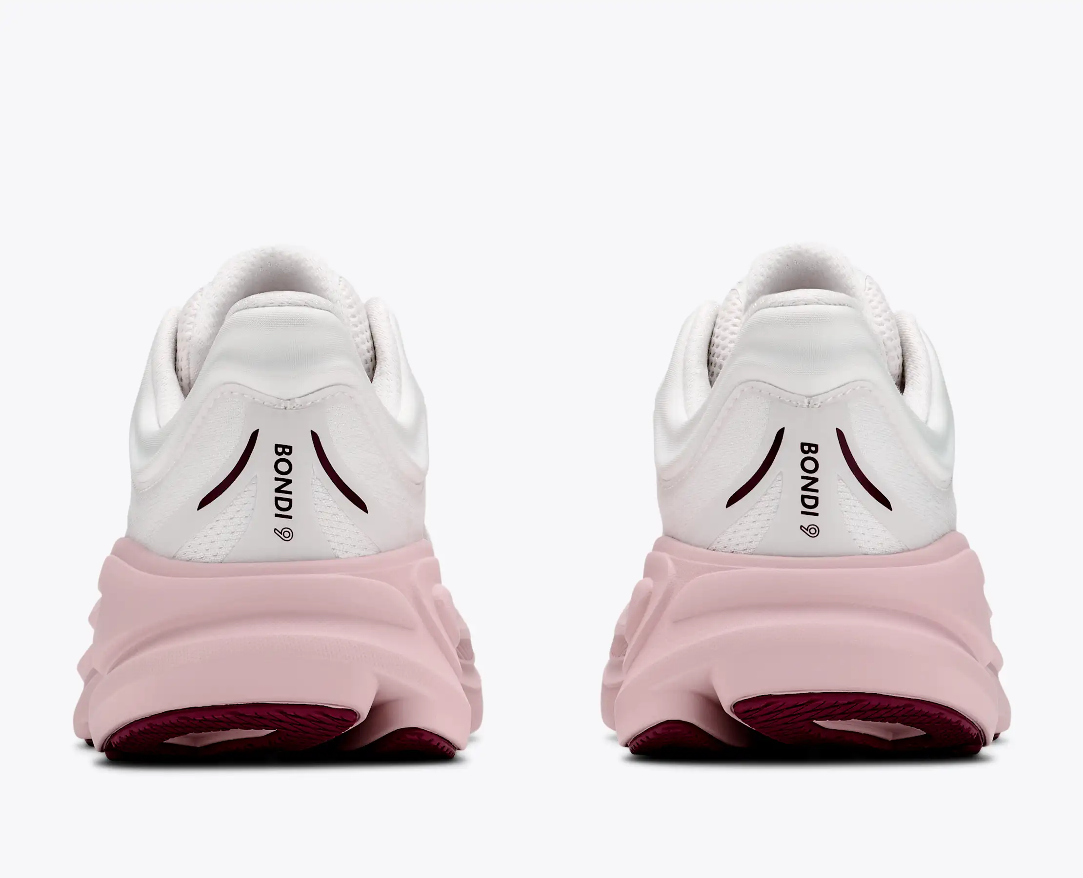 Hoka Women's Bondi 9 White Pink Opal - Image 5